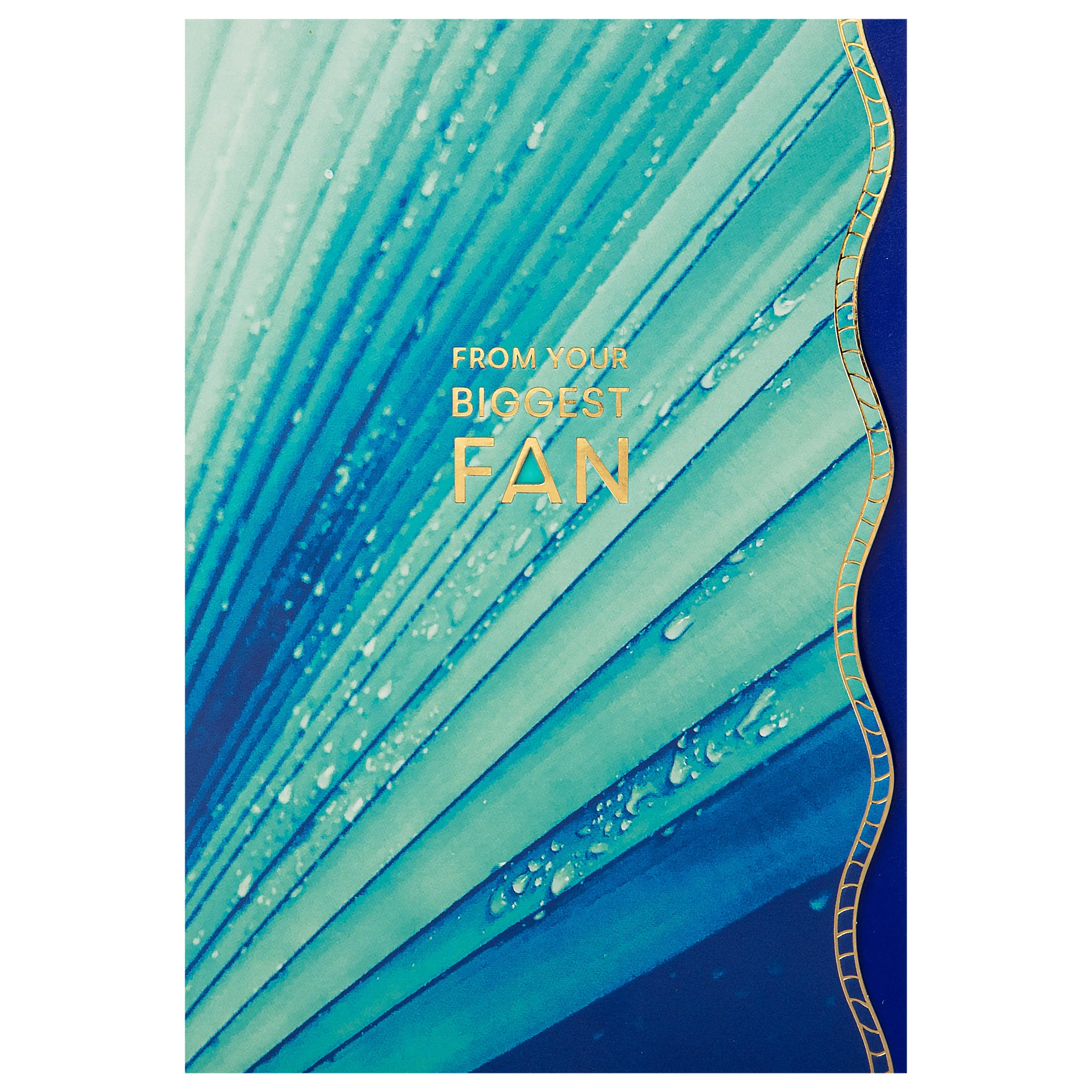 Hall & Co Premium 'From Your Biggest Fan' Card with Mini Card Keepsake - Vivid Aura - Image 4