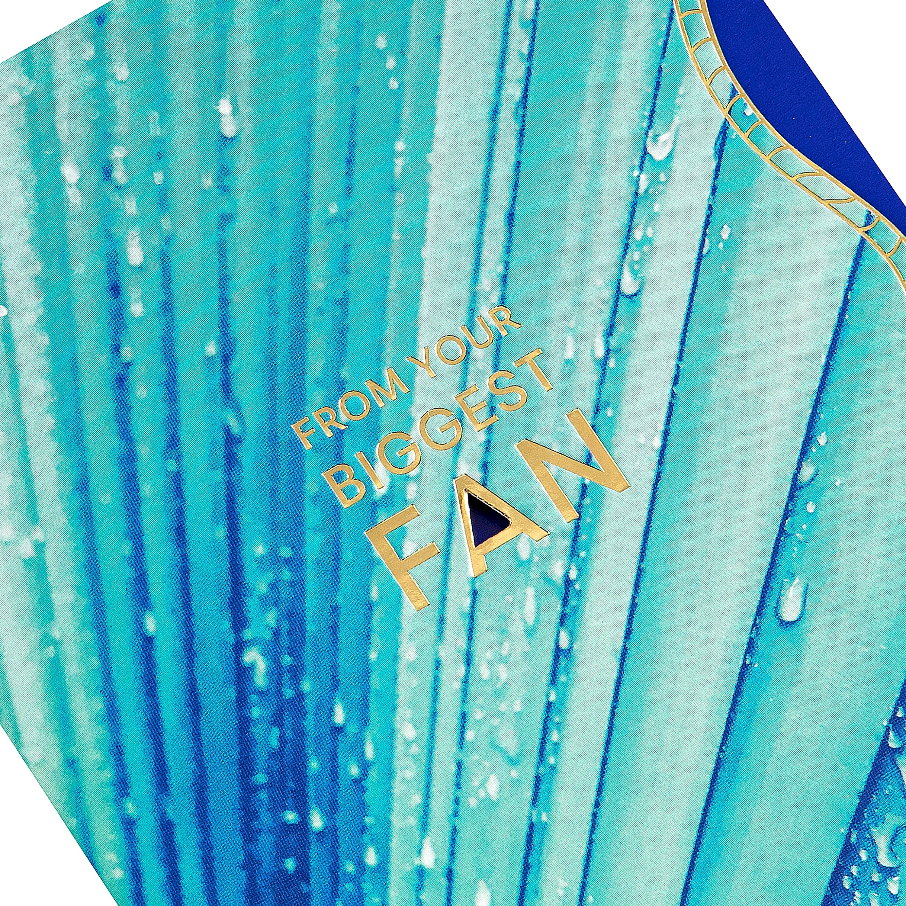 Hall & Co Premium 'From Your Biggest Fan' Card with Mini Card Keepsake - Vivid Aura - Image 5