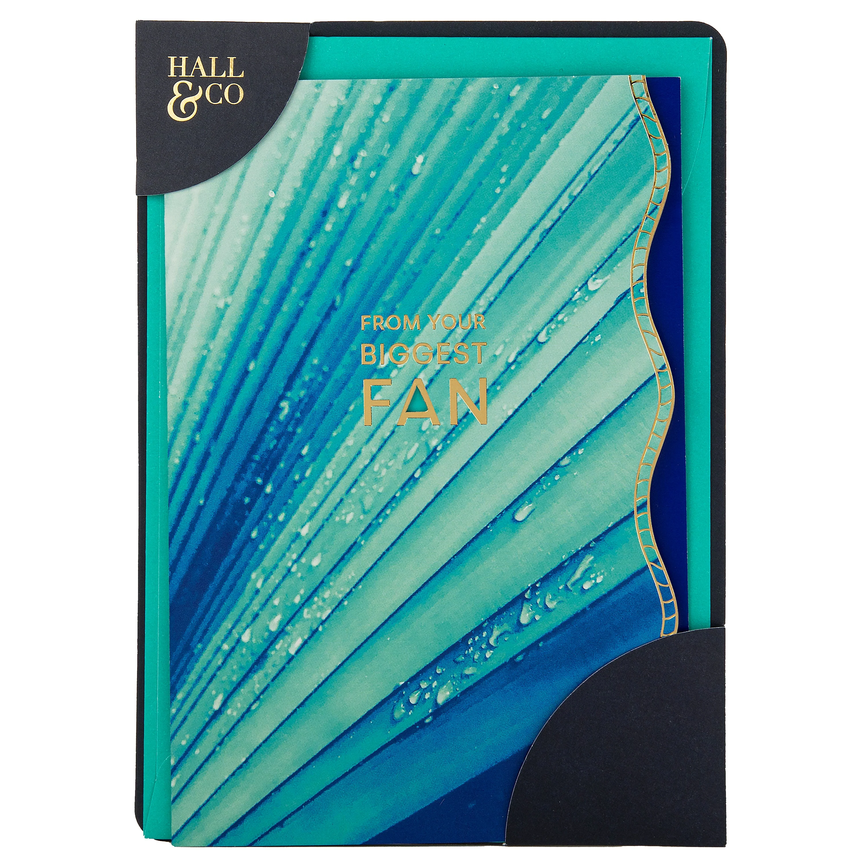 Hall & Co Premium 'From Your Biggest Fan' Card with Mini Card Keepsake - Vivid Aura - Image 6