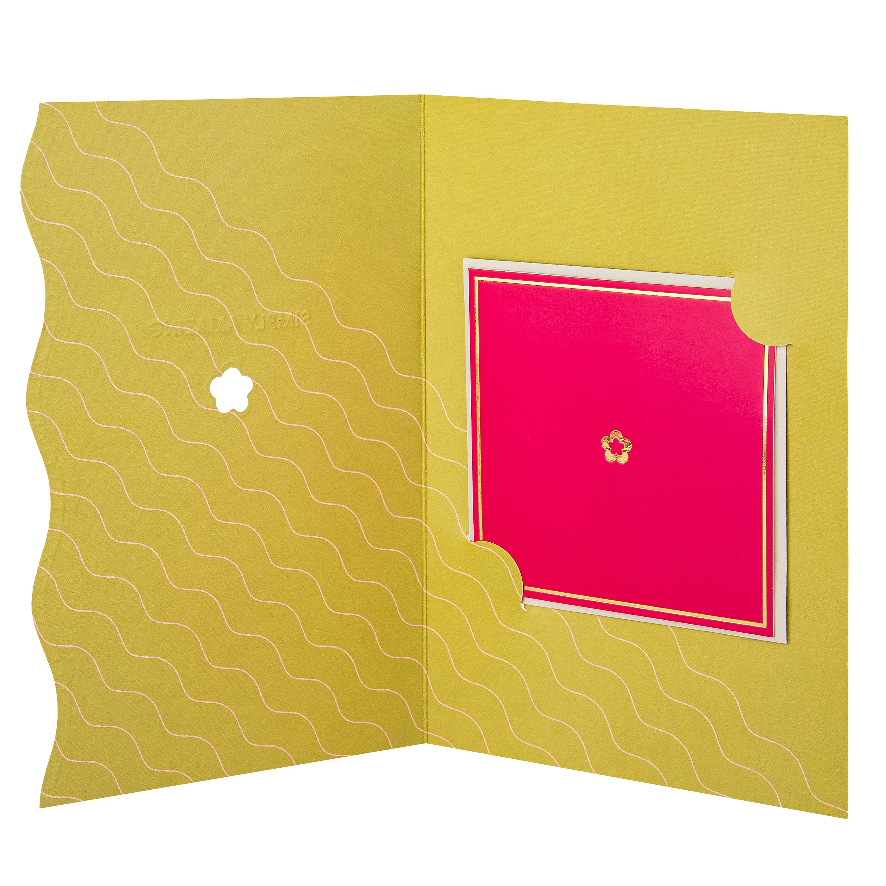 Hall & Co Premium 'Simply Amazing' Greeting Card with Mini Card Keepsake - Vivid Aura - Image 2