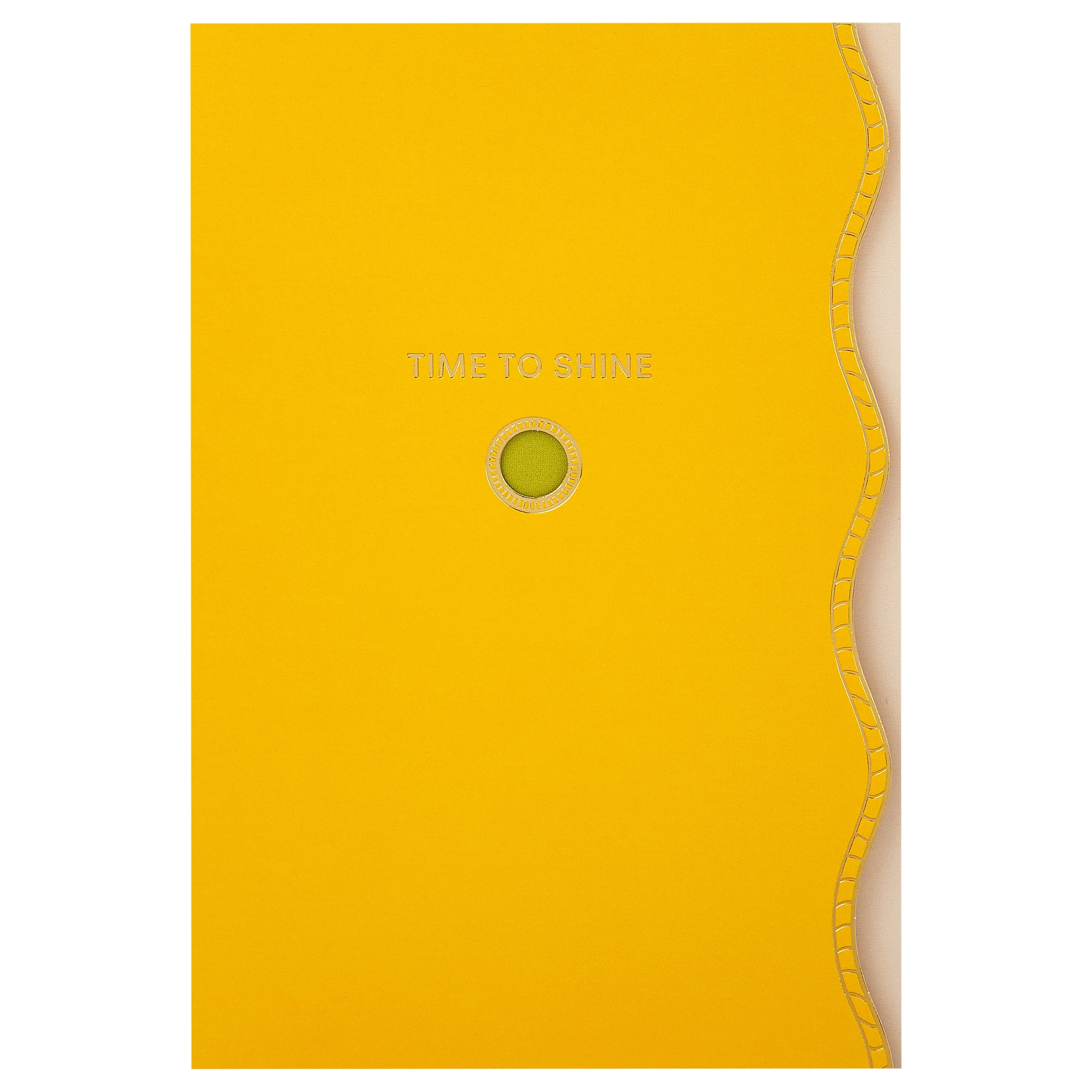 Hall & Co Premium Yellow Greeting Card with Mini Card Keepsake - Vivid Aura - Image 4