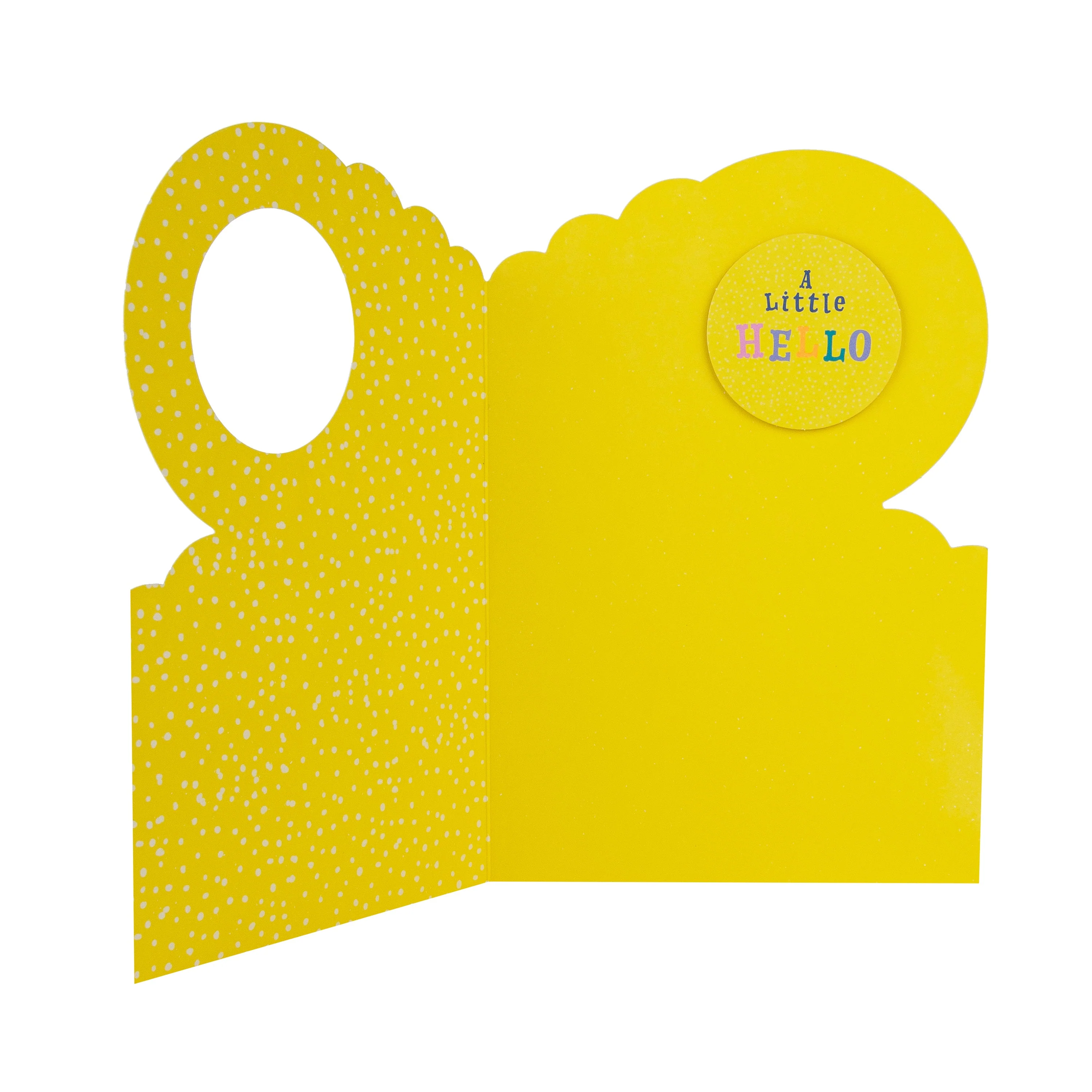 Just to Say Card - Hello Sunrise Colourful Sun & Rainbow Design - Image 2