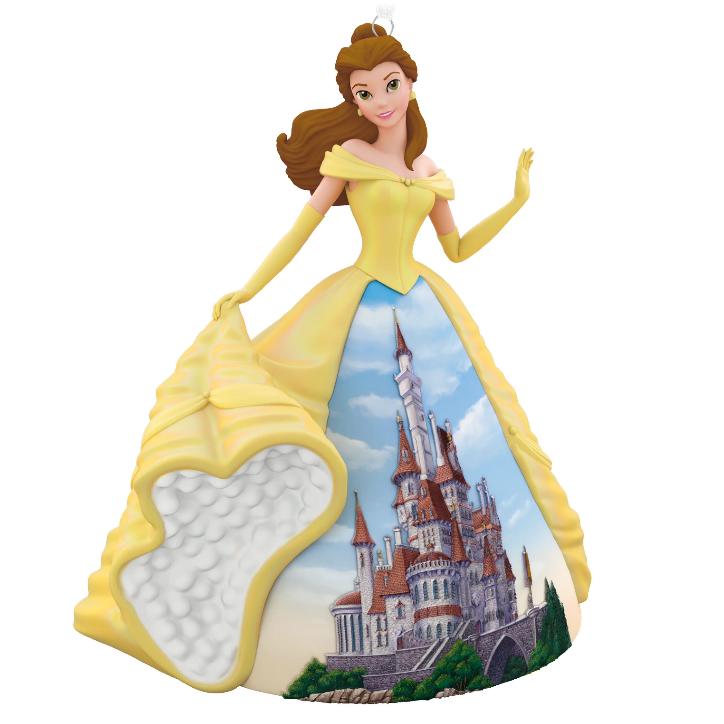 Keepsake Disney Ornament - Beauty & the Beast Belle & Castle Design