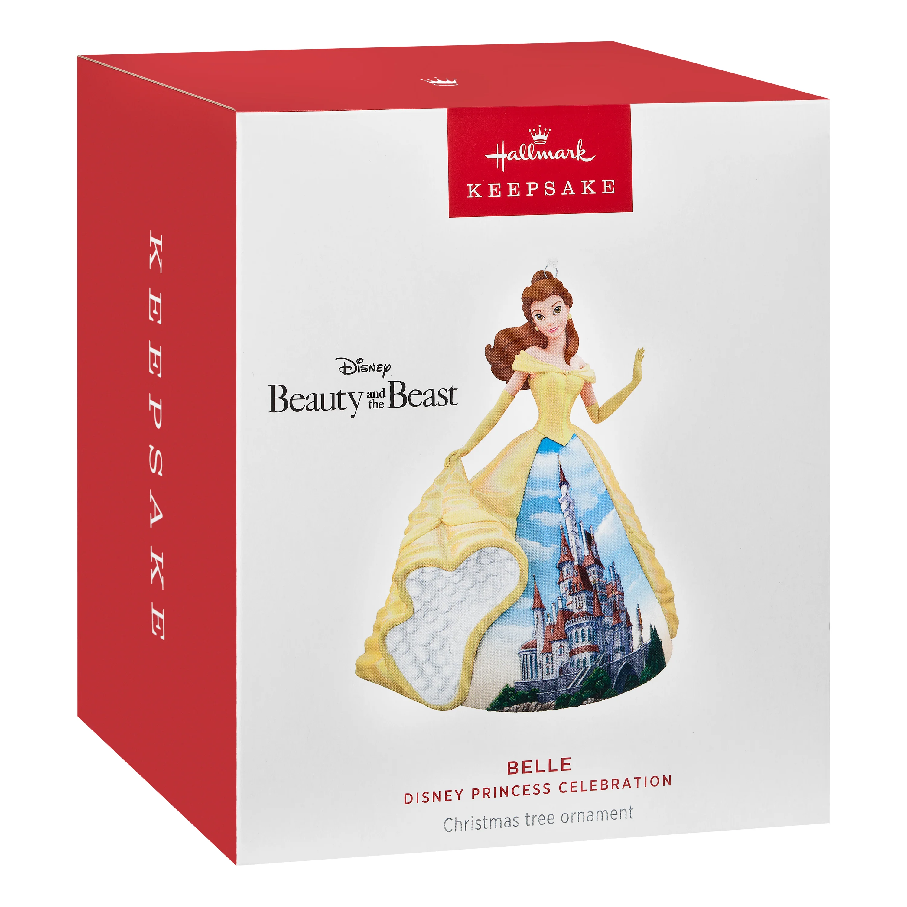 Keepsake Disney Ornament - Beauty & the Beast Belle & Castle Design - Image 2