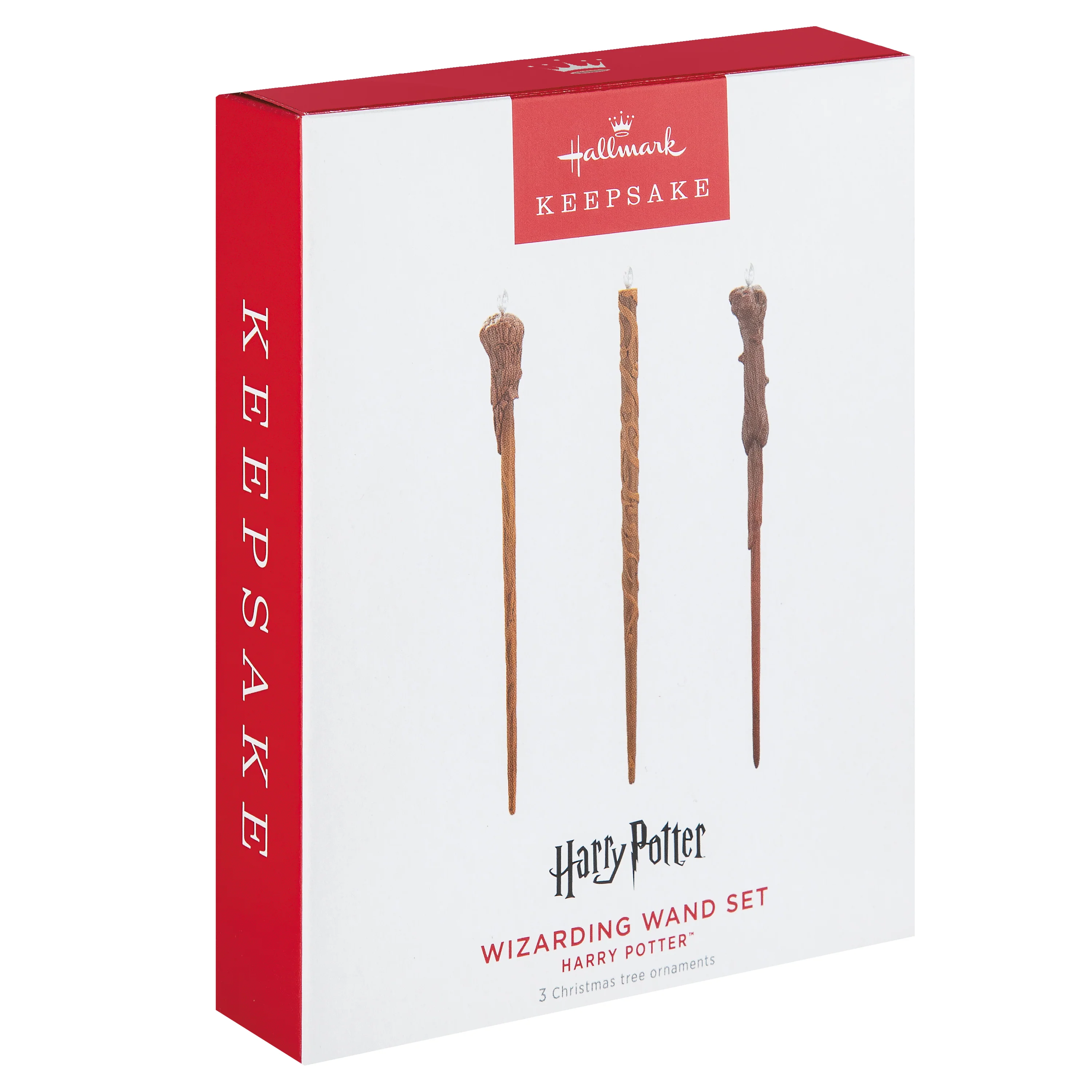 Keepsake Harry Potter™ Ornaments - 3 Pack Magic Wands Design - Image 2