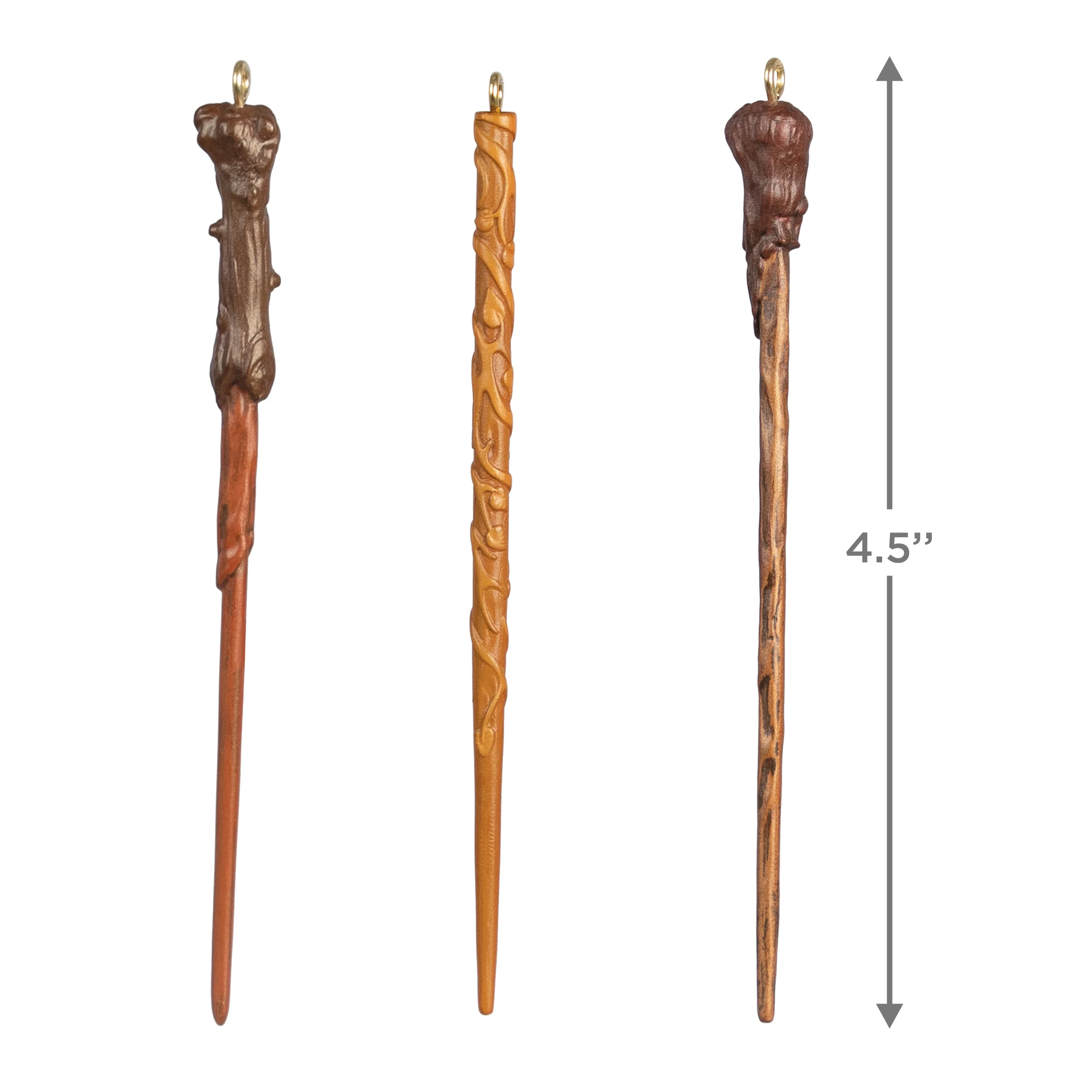 Keepsake Harry Potter™ Ornaments - 3 Pack Magic Wands Design - Image 4