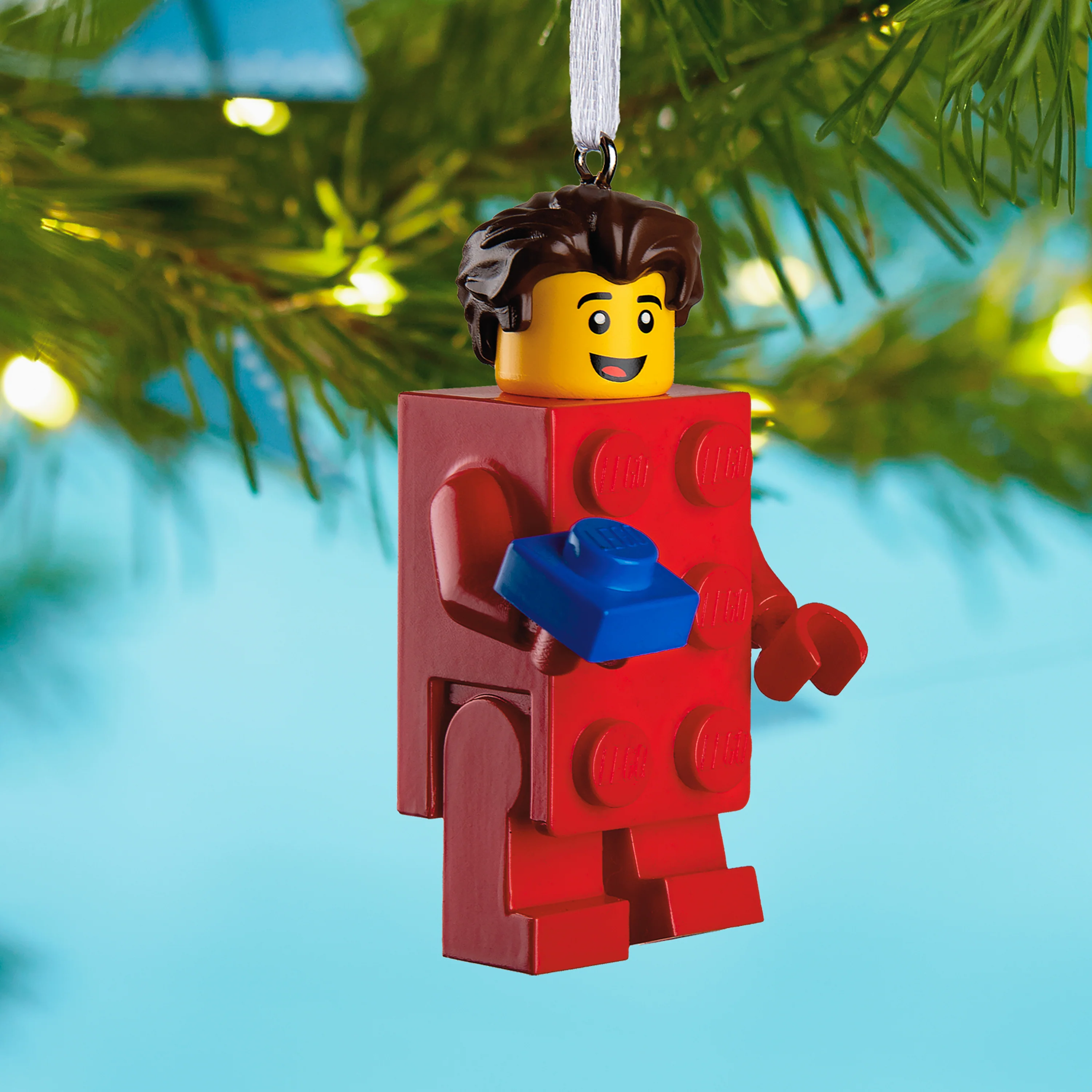 Keepsake LEGO® Ornament - Brick Suit Boy Minifigure Design - Image 5