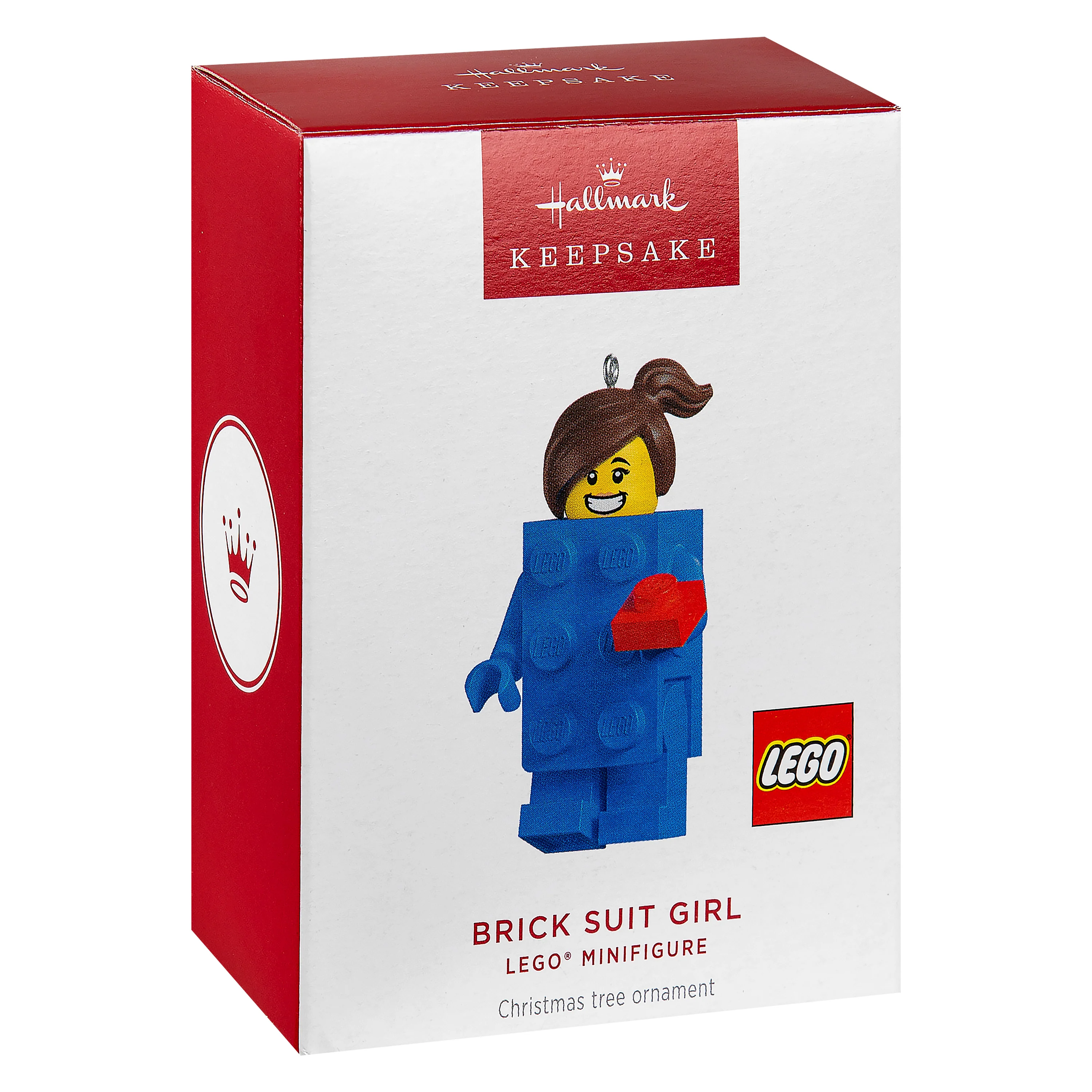 Keepsake LEGO® Ornament - Brick Suit Girl Minifigure Design - Image 7