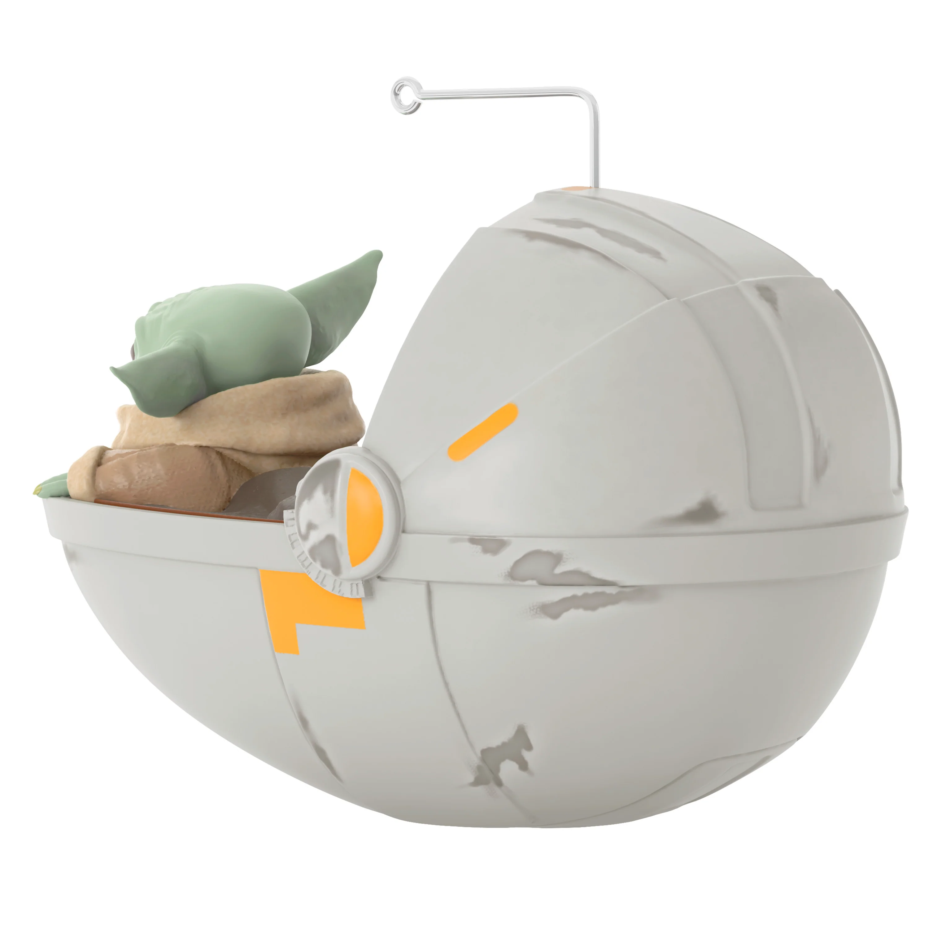 Keepsake The Mandalorian™ Ornament - Grogu™ & Hover Pram Design - Image 2