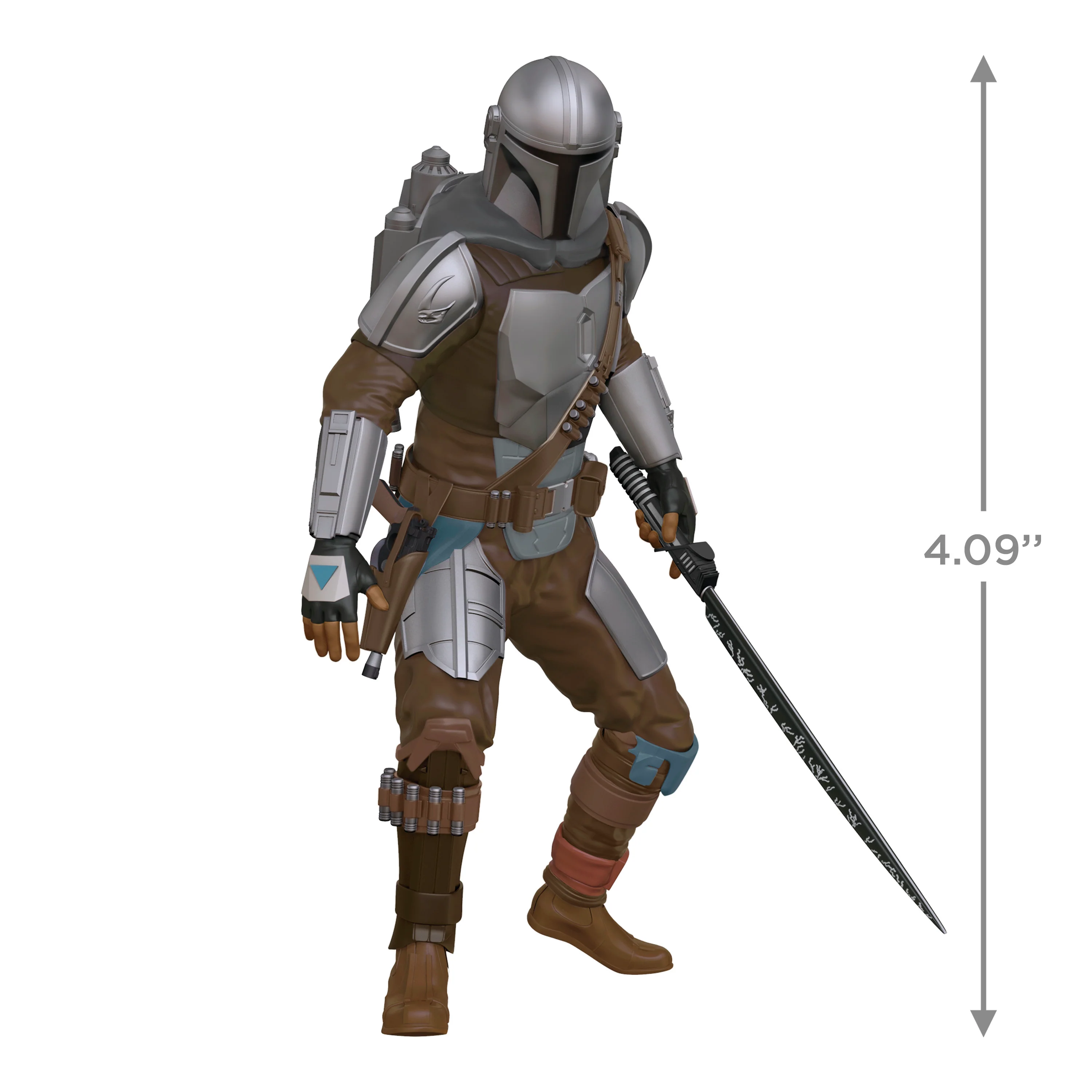 Keepsake The Mandalorian™ Ornament - Mandalorian & Dark Saber Design - Image 4