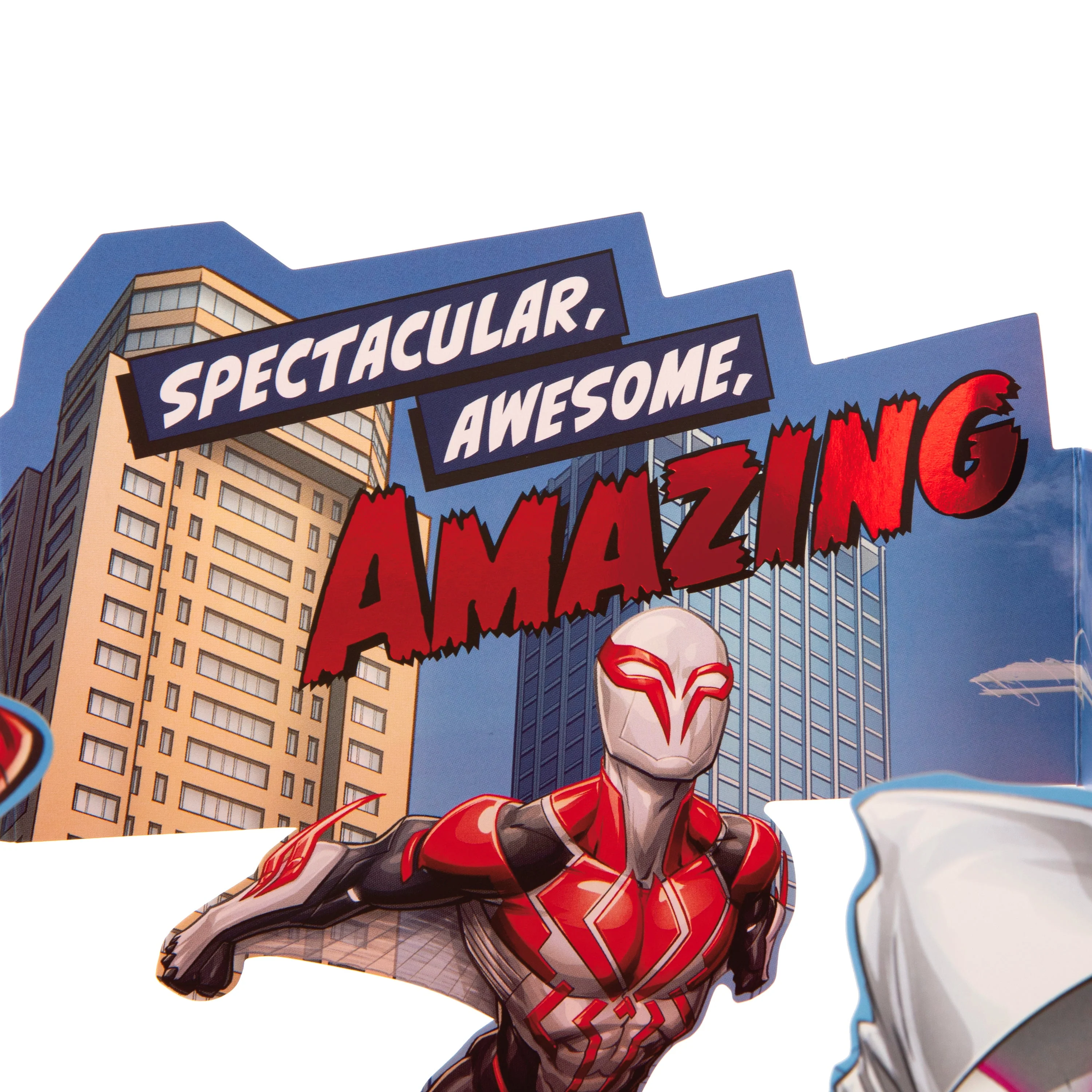 Kids Birthday Card - 3D MARVEL Spider-Man Design - Image 2