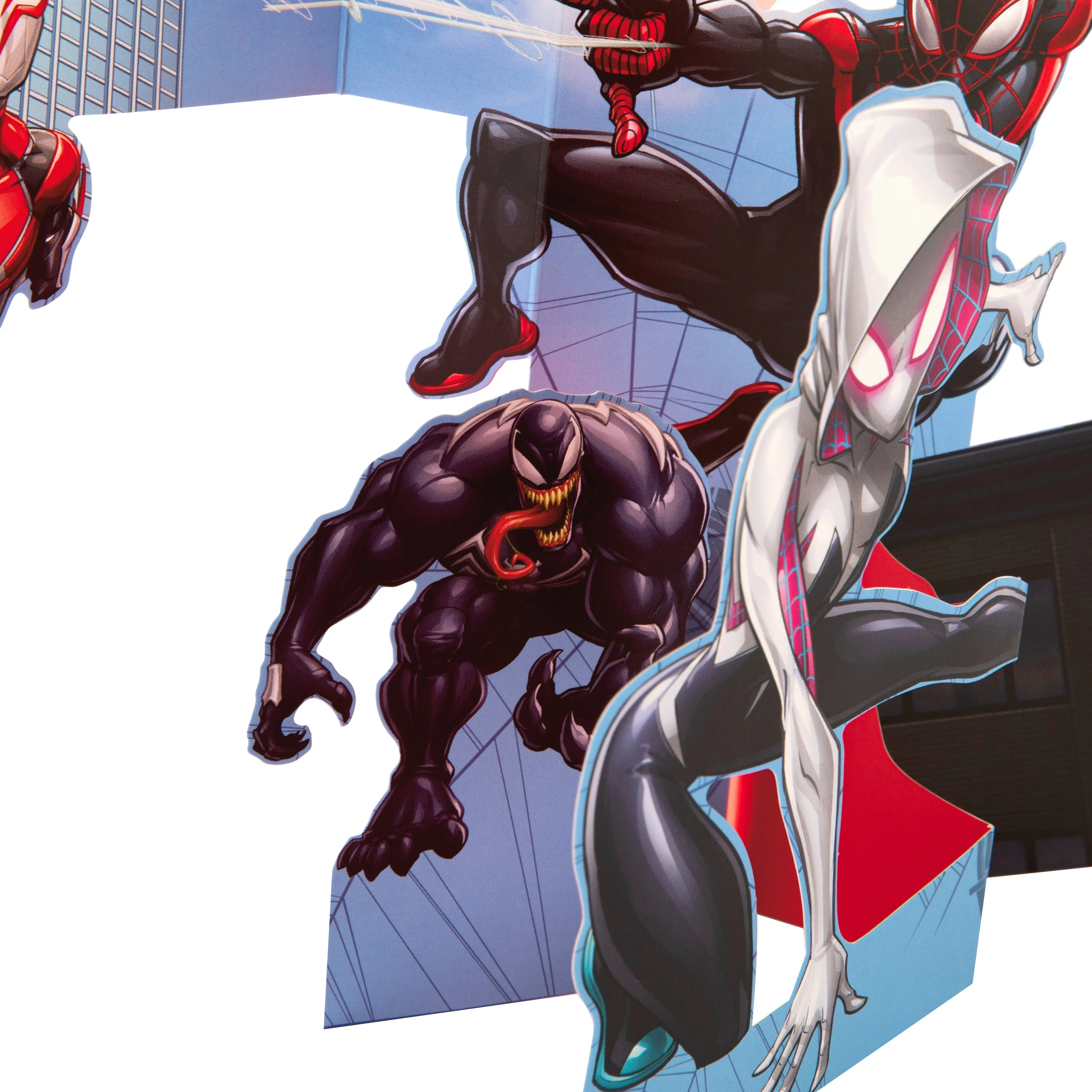 Kids Birthday Card - 3D MARVEL Spider-Man Design - Image 3