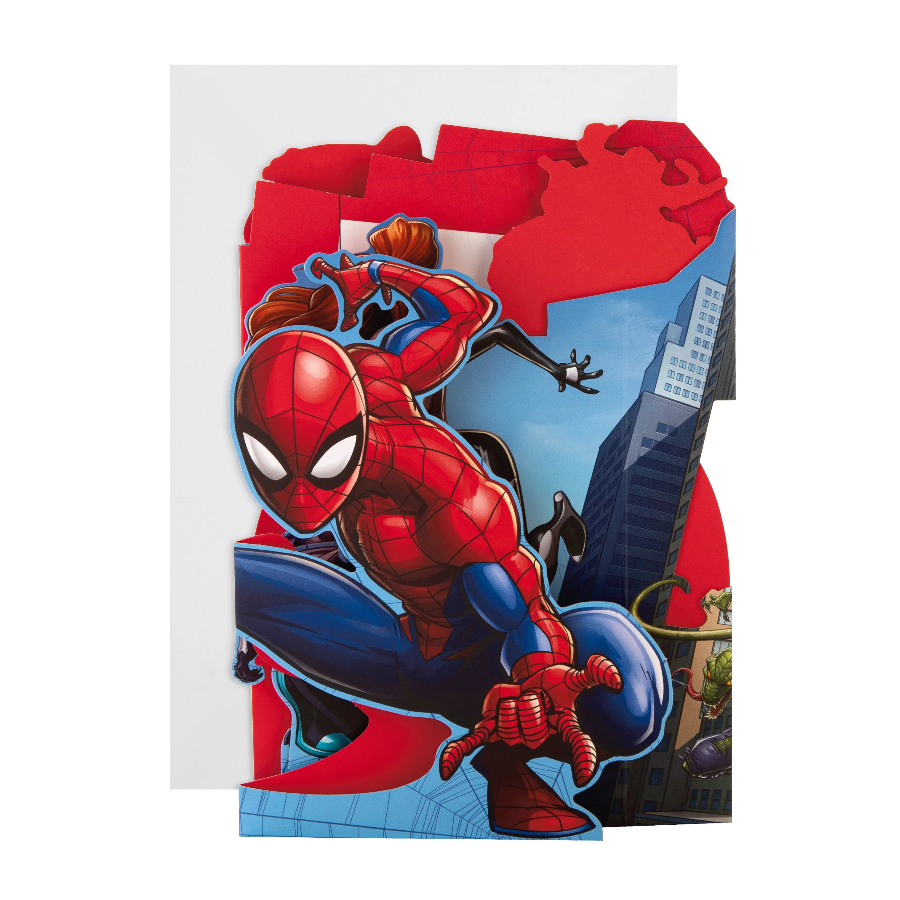 Kids Birthday Card - 3D MARVEL Spider-Man Design - Image 6