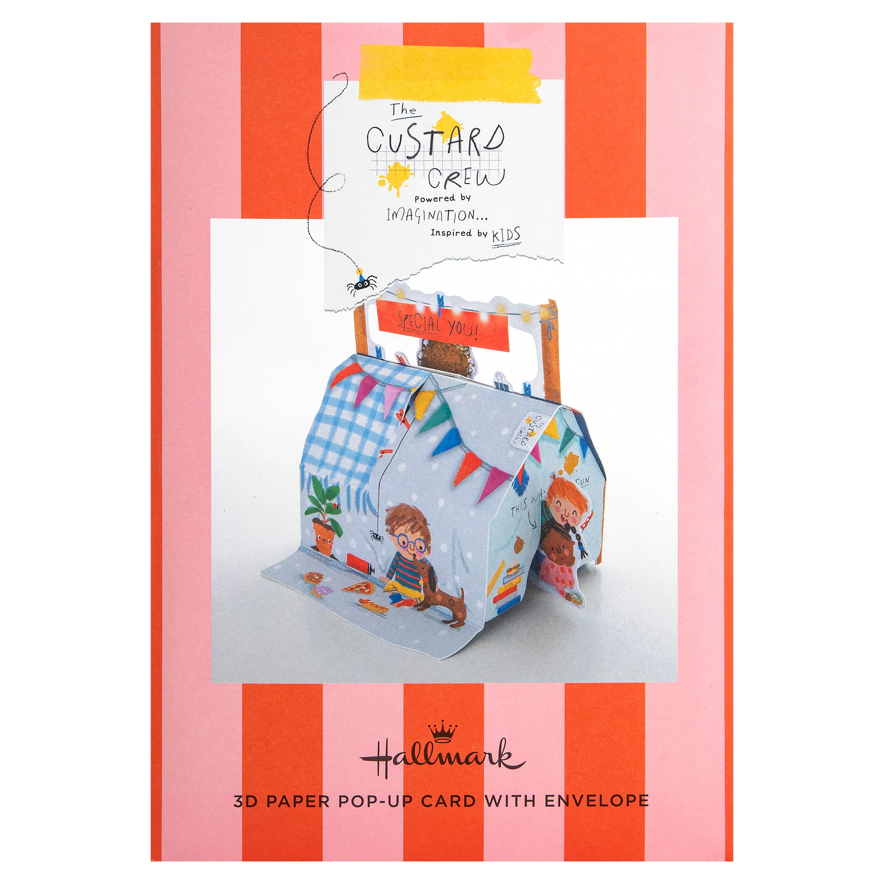 Kids Birthday Card - 3D & Pop Up Children's Blanket Fort Design - Image 10