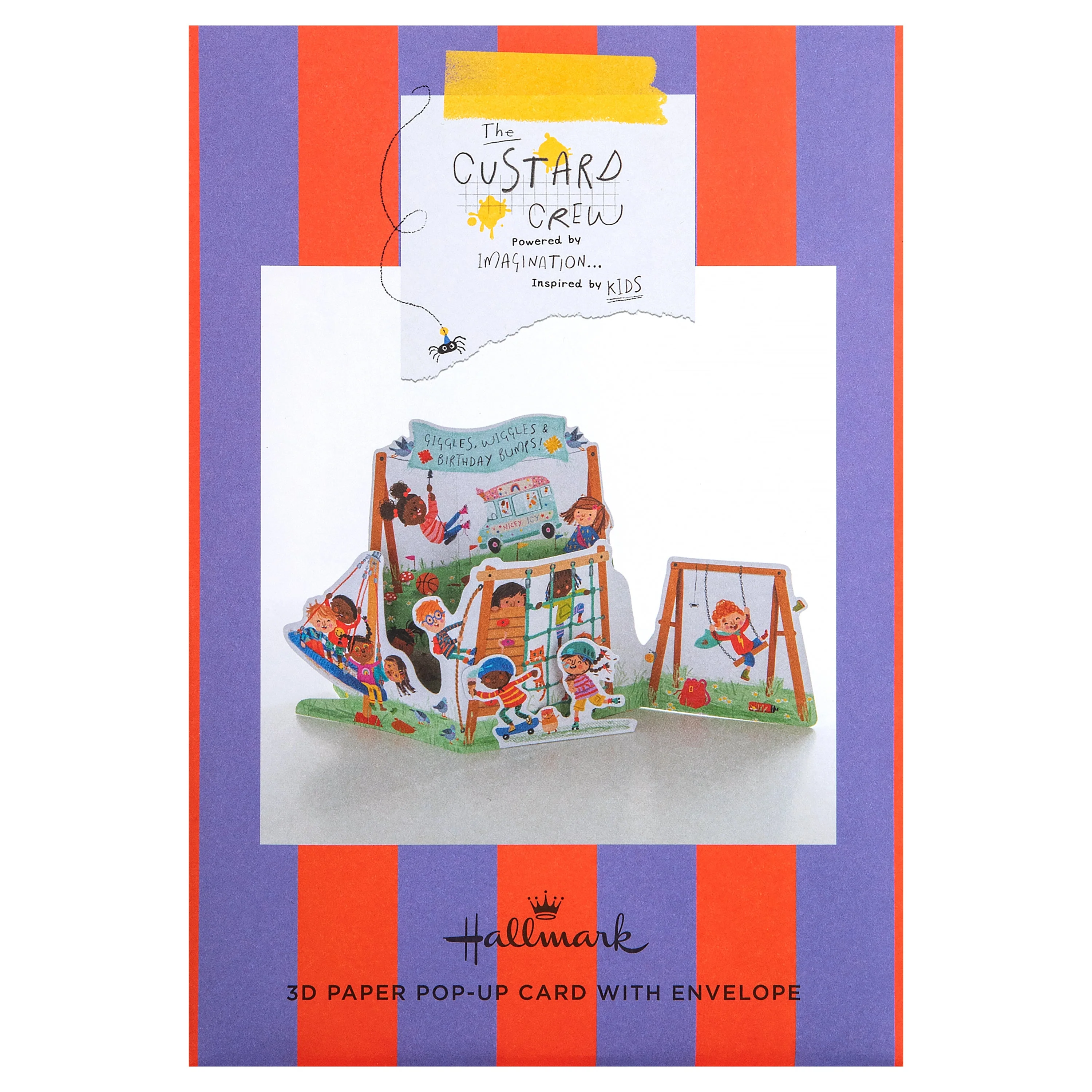 Kids Birthday Card - 3D & Pop Up Children's Park Design - Image 7