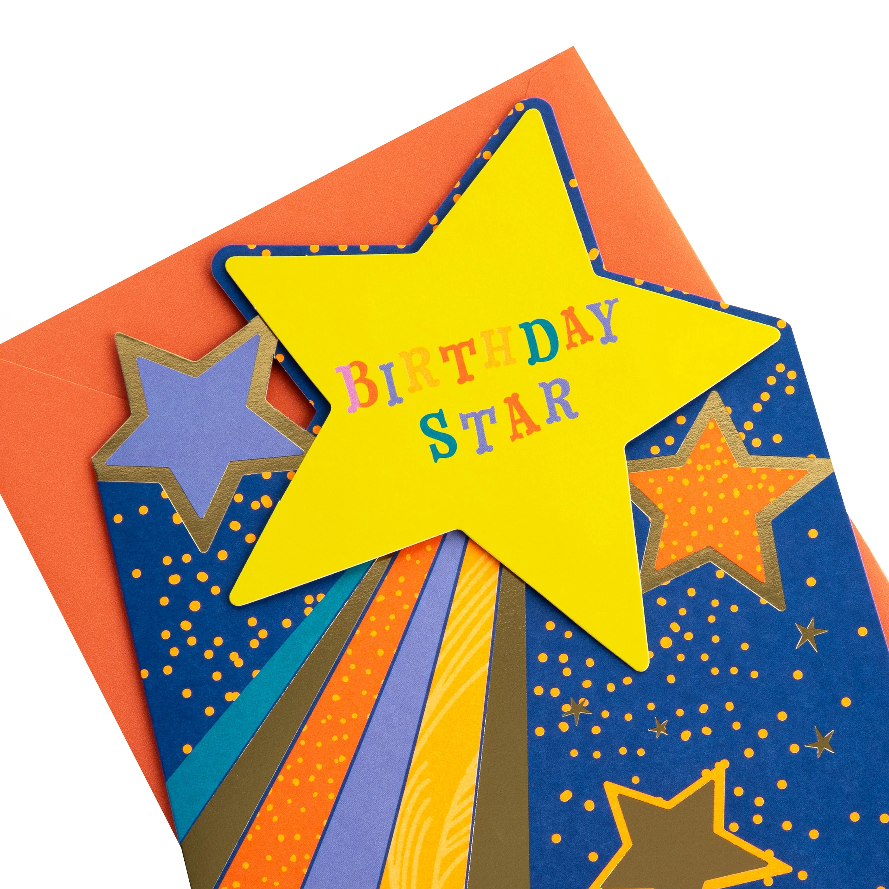 Kids Birthday Card - Hello Sunrise Shooting Star Design - Image 5