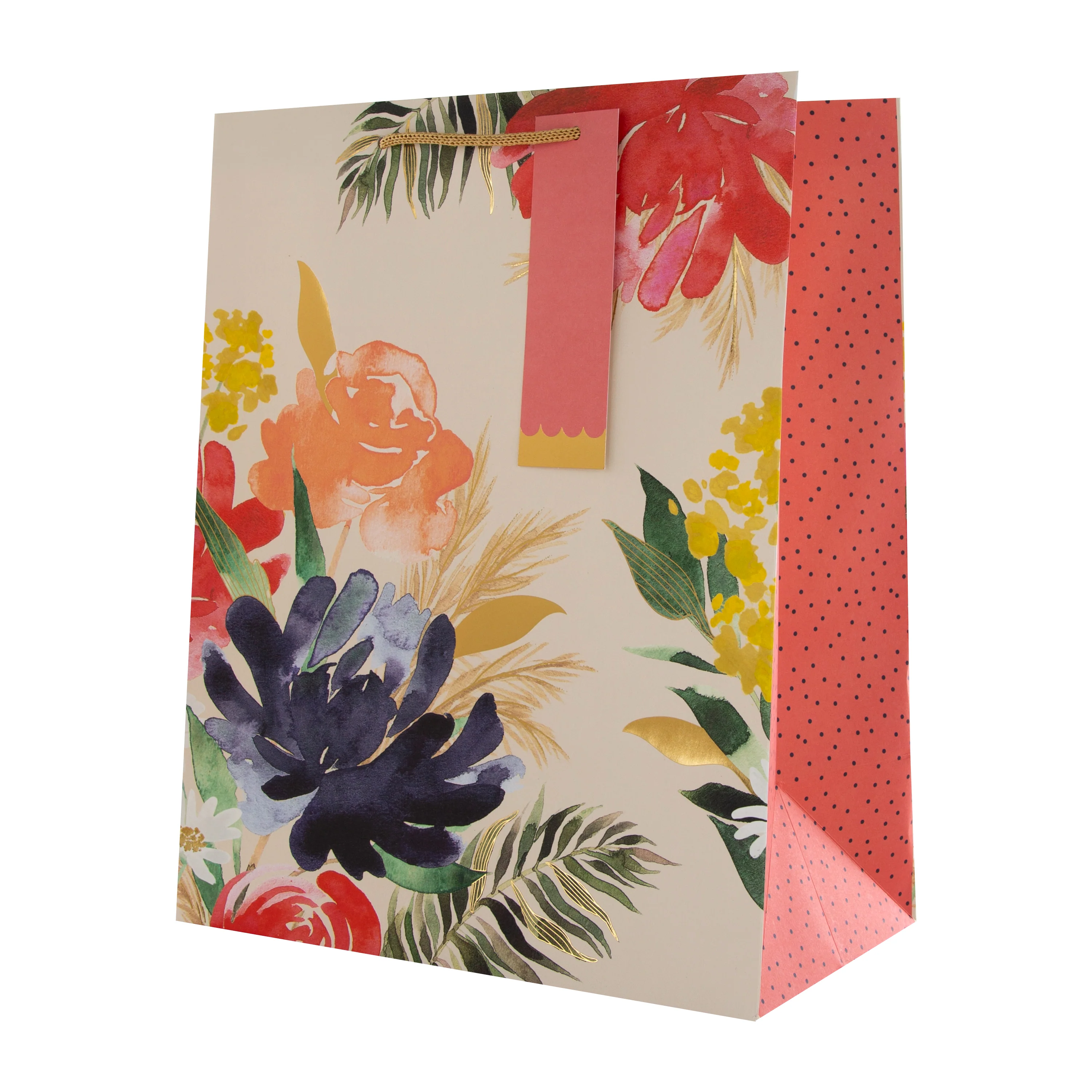 Large Any Occasion Gift Bag Pack - 3 Bags in 3 Classic Floral Designs - Image 4