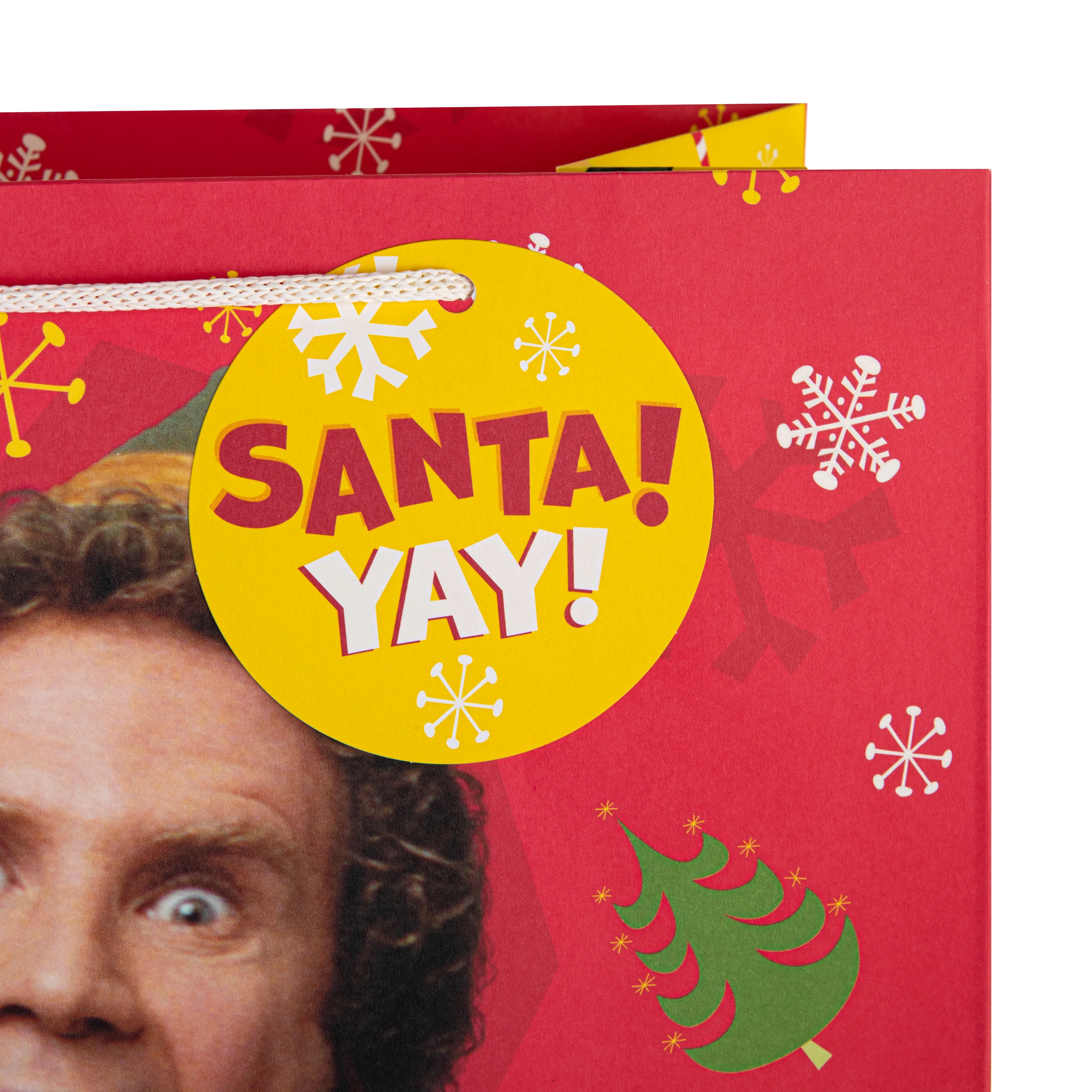 Large Christmas Gift Bag - Red Buddy the Elf Design - Image 4