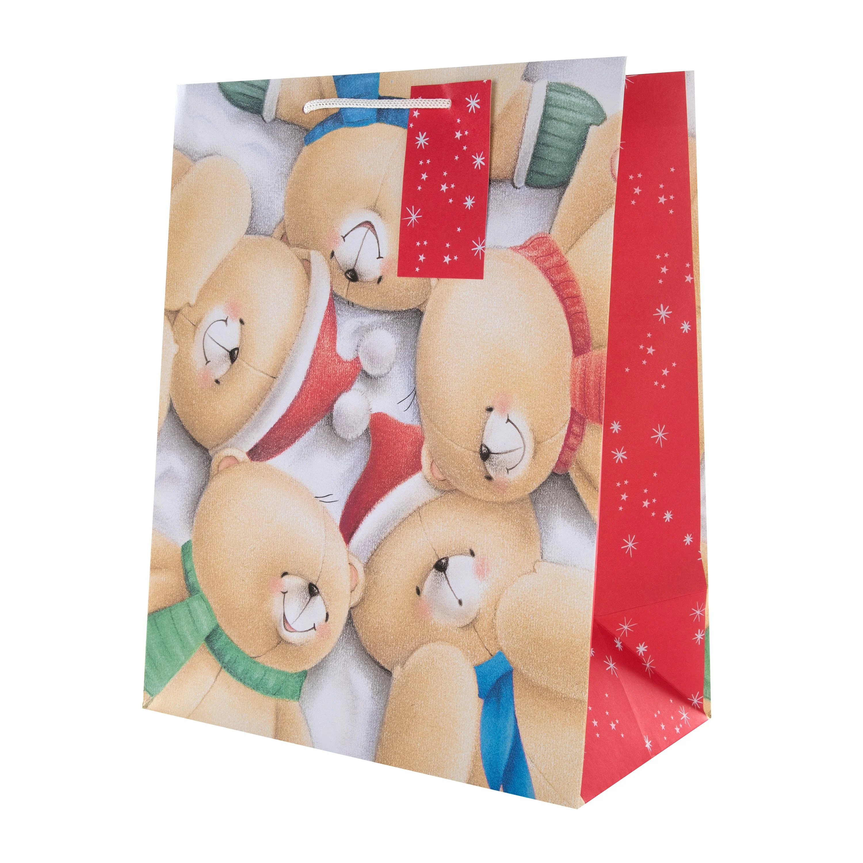Large Christmas Gift Bags - Pack of 3 Forever Friends Design - Image 4