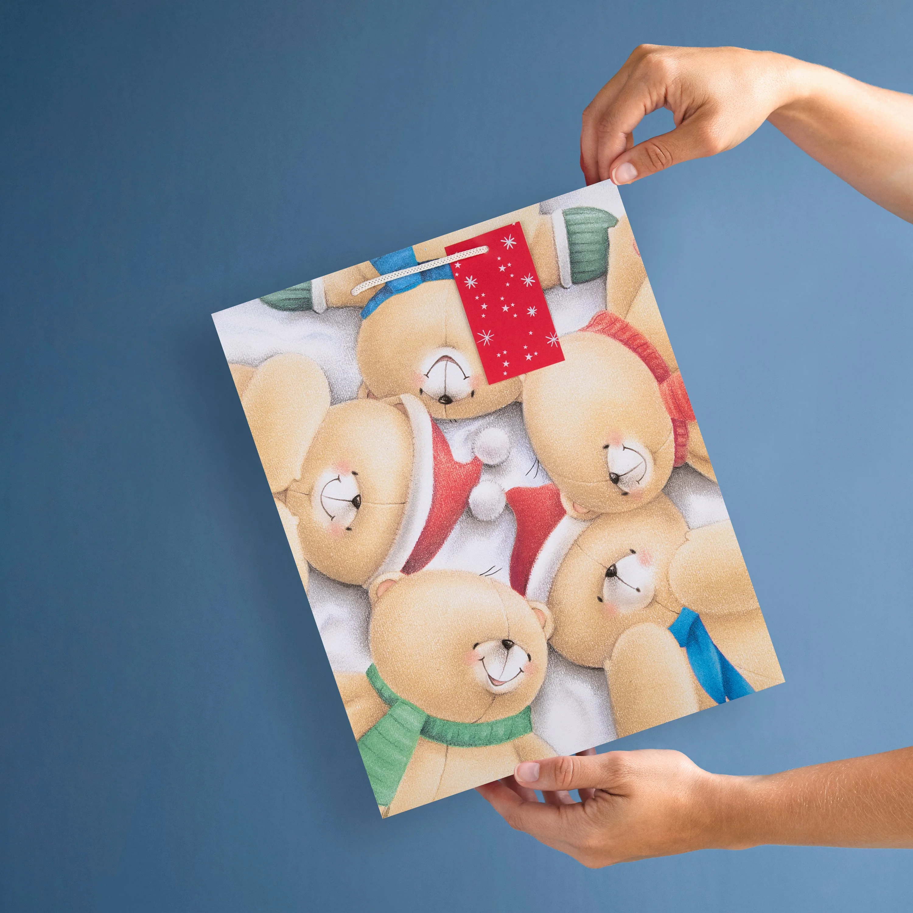 Large Christmas Gift Bags - Pack of 3 Forever Friends Design - Image 7