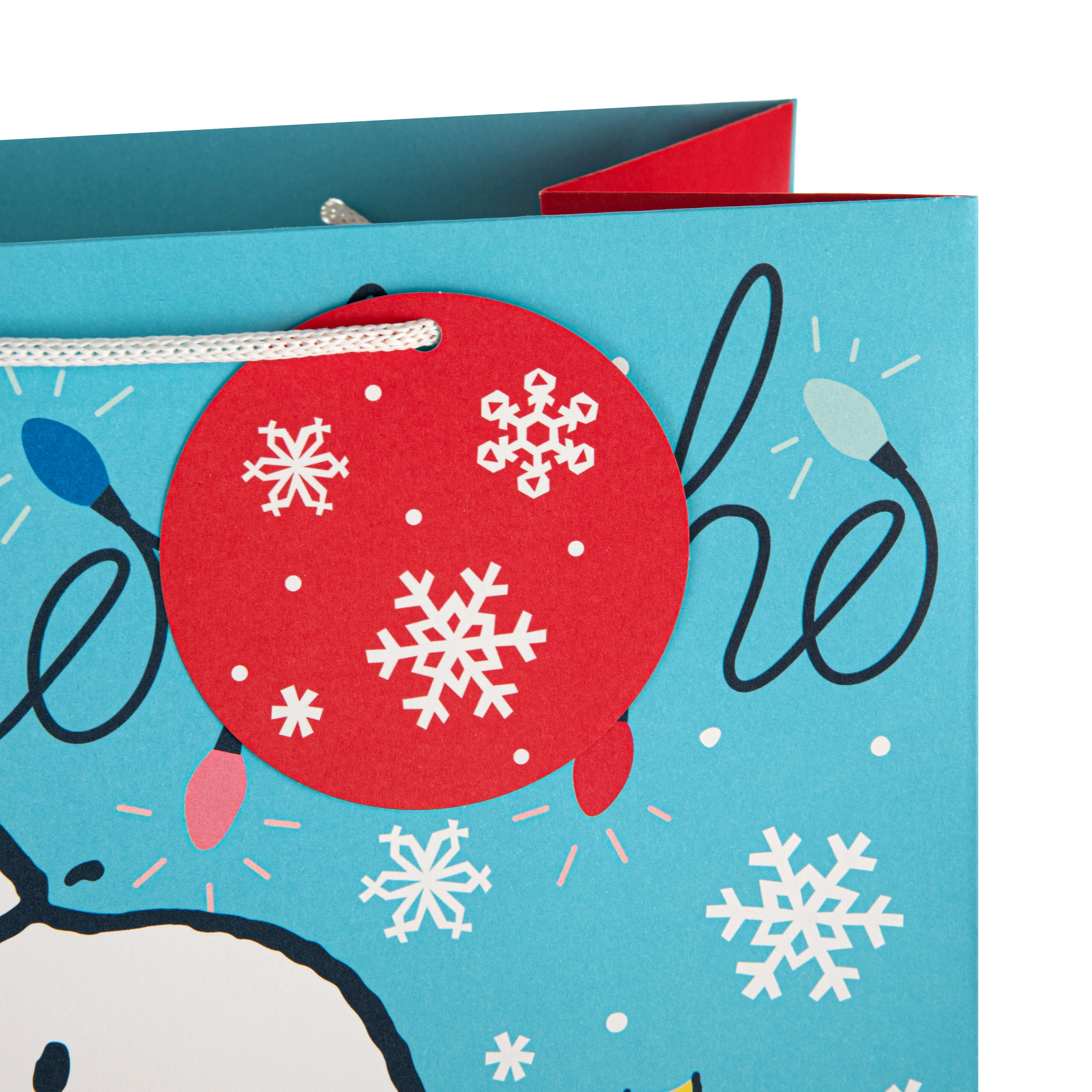 Large Christmas Gift Bags - Pack of 3 PEANUTS™ SNOOPY & WOODSTOCK Design - Image 5