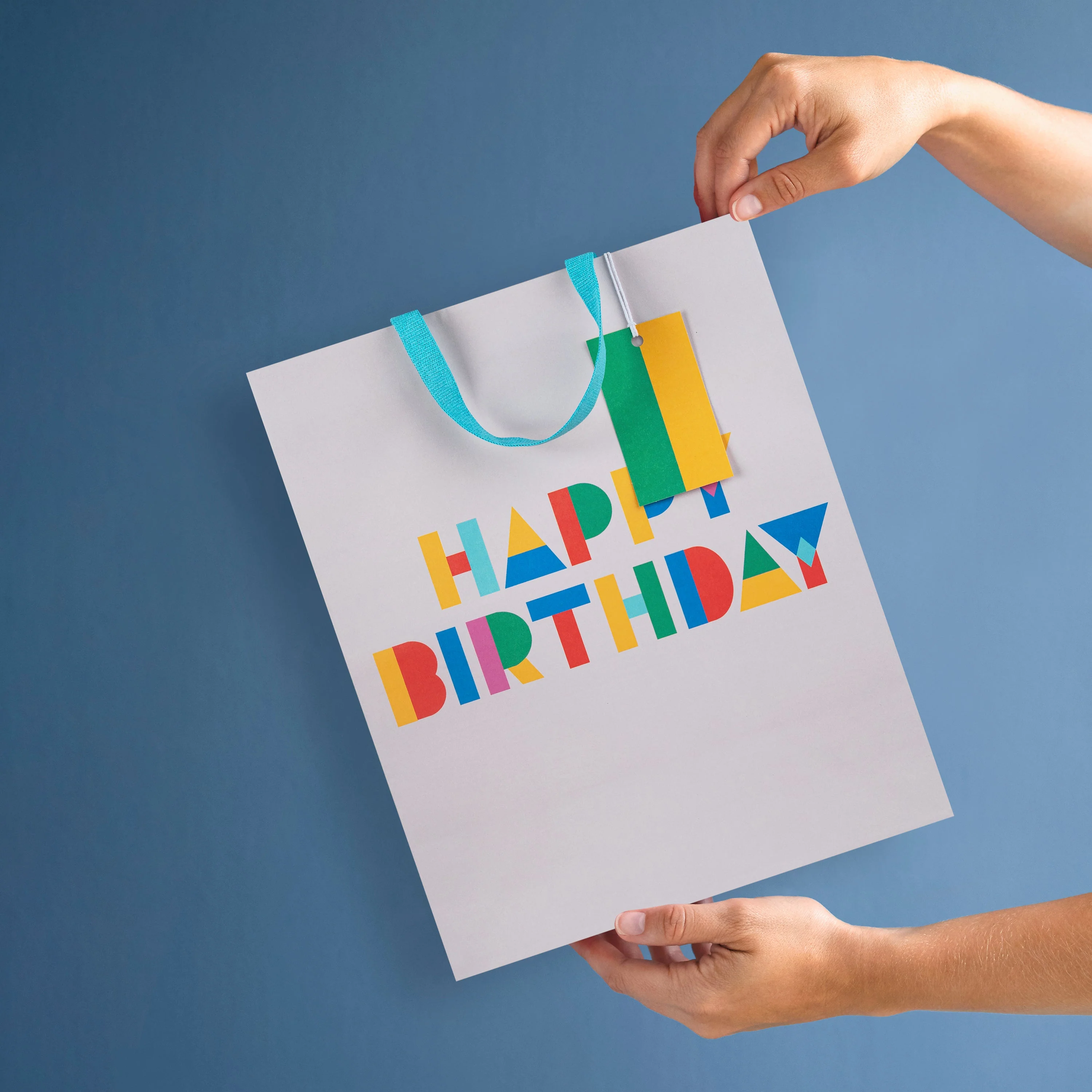 Large Gift Bag Bundle - 3 Pack in 1 Colourful Birthday Design - Image 2