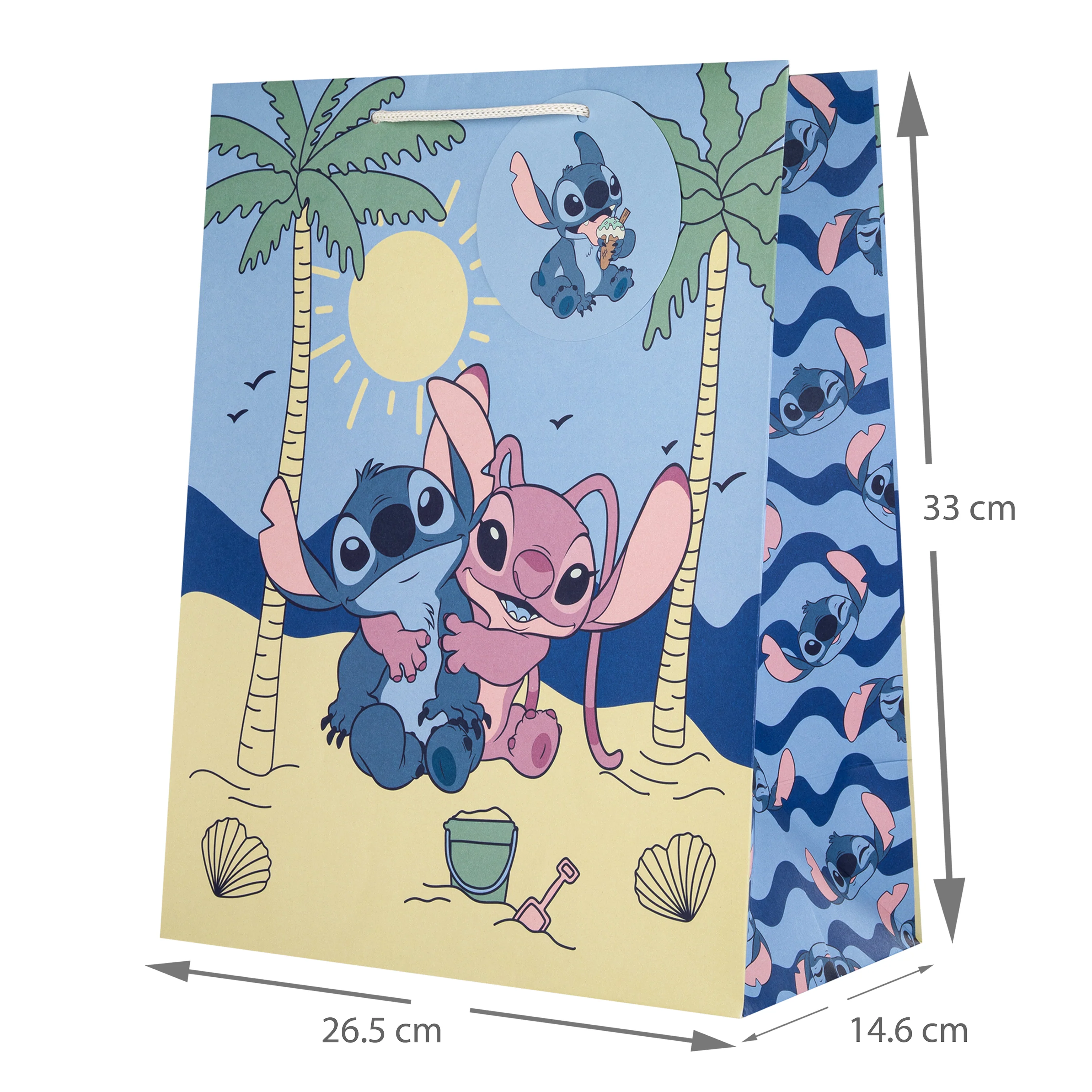 Large Gift Bags - Pack of 3 Disney Lilo & Stitch Design - Image 3