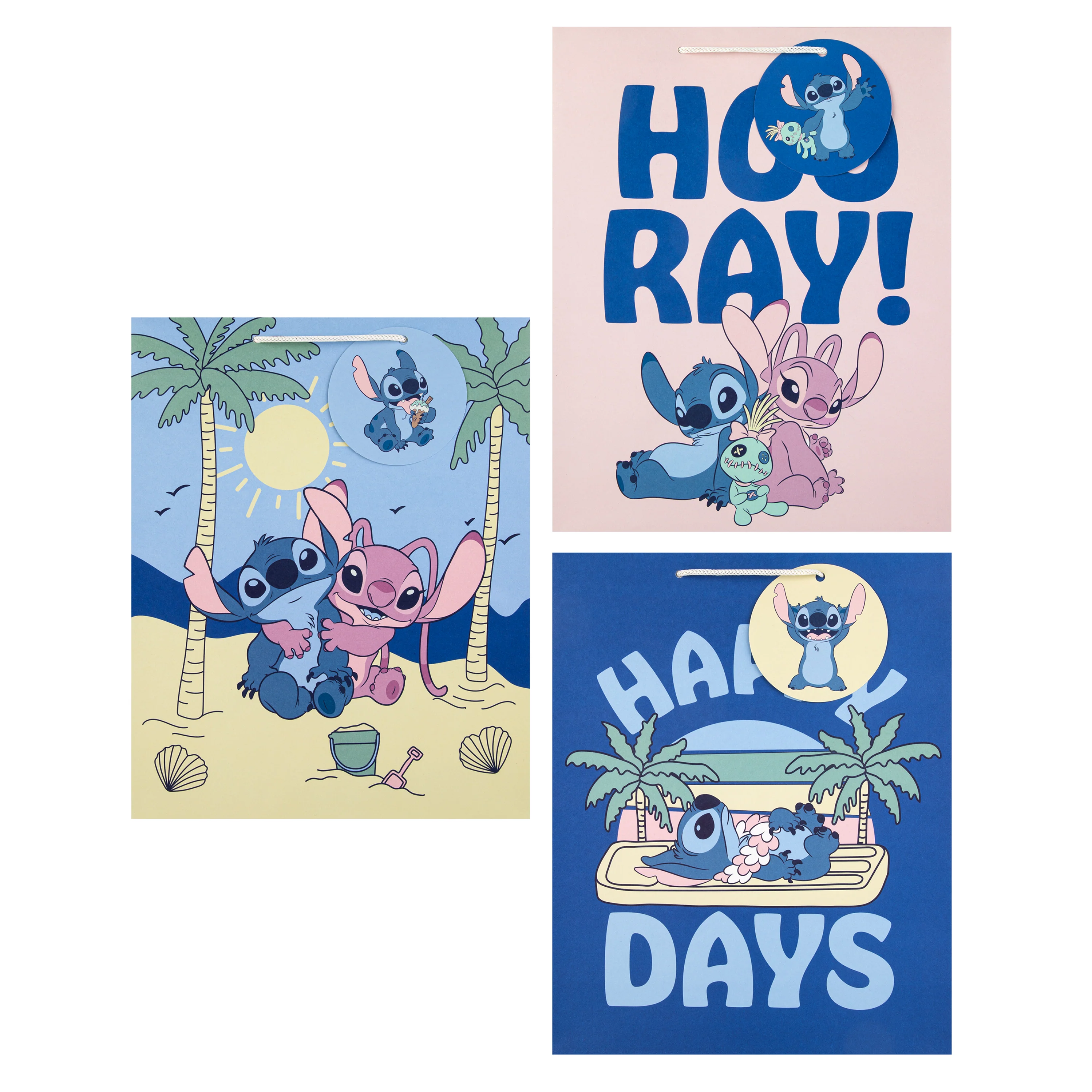 Large Gift Bags - Pack of 3 Disney Lilo & Stitch Design - Image 4