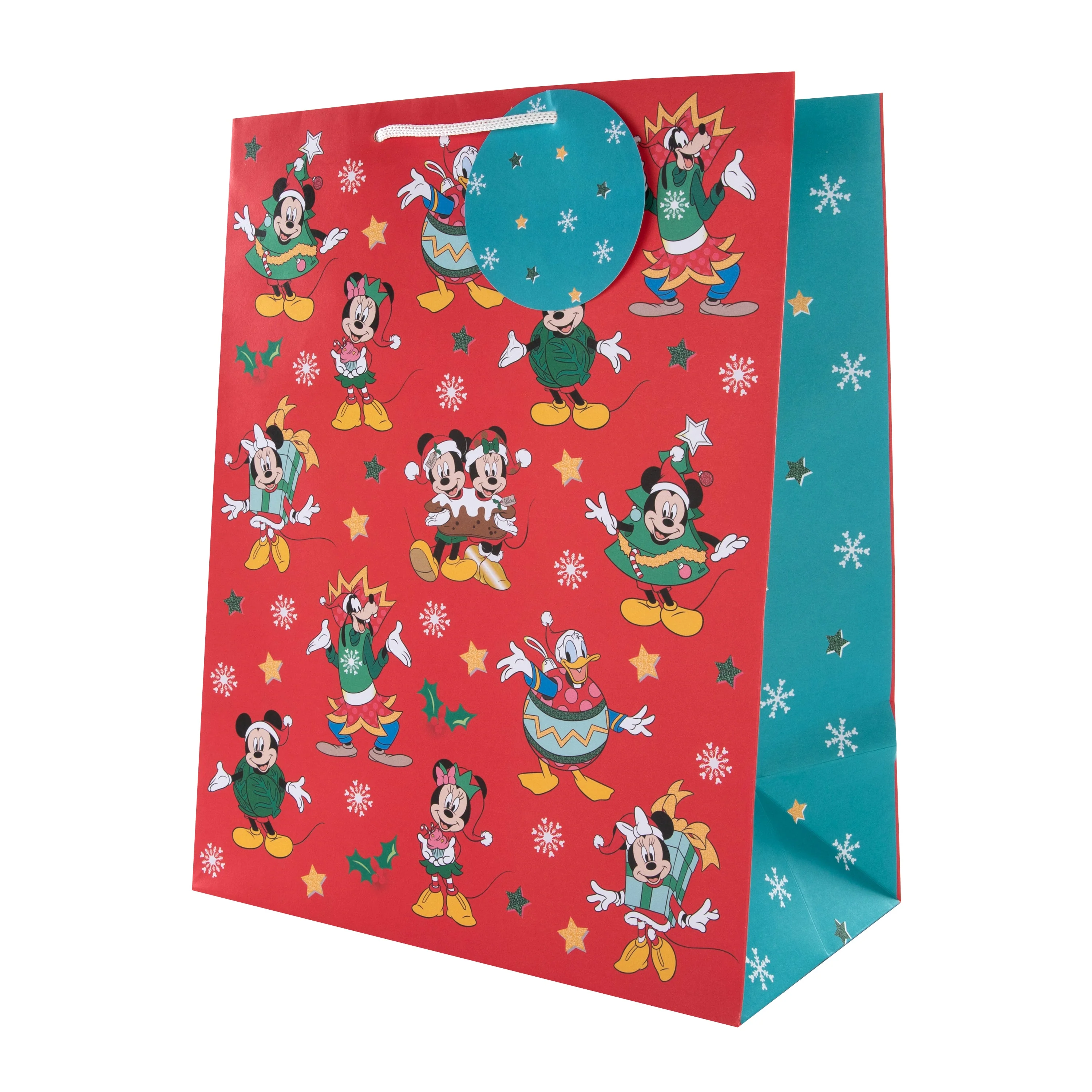 Large Christmas Gift Bags - Pack of 2 Disney, Mickey & Friends Design - Image 4