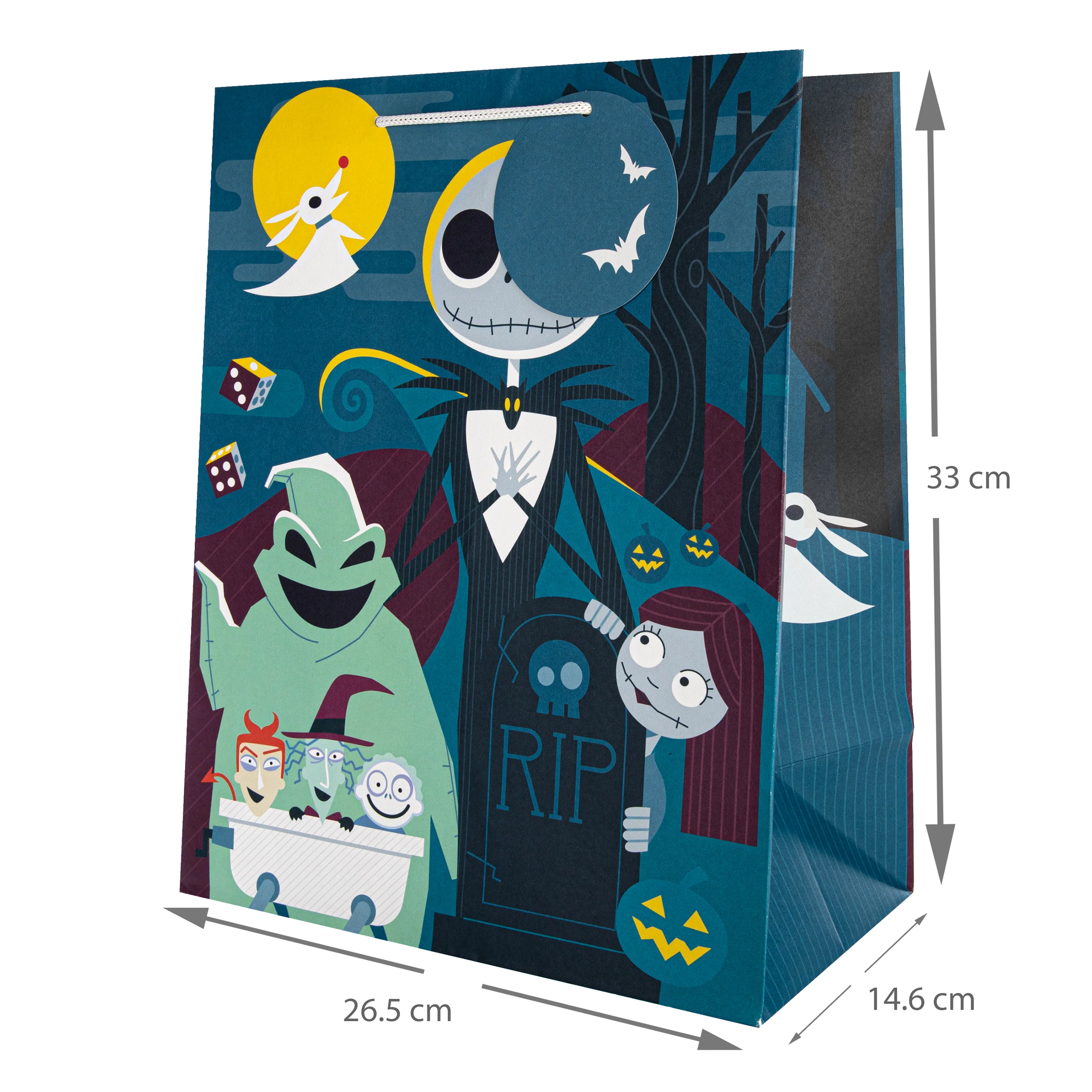 Large Gift Bags - Pack of 3 Disney The Nightmare Before Christmas Design - Image 3