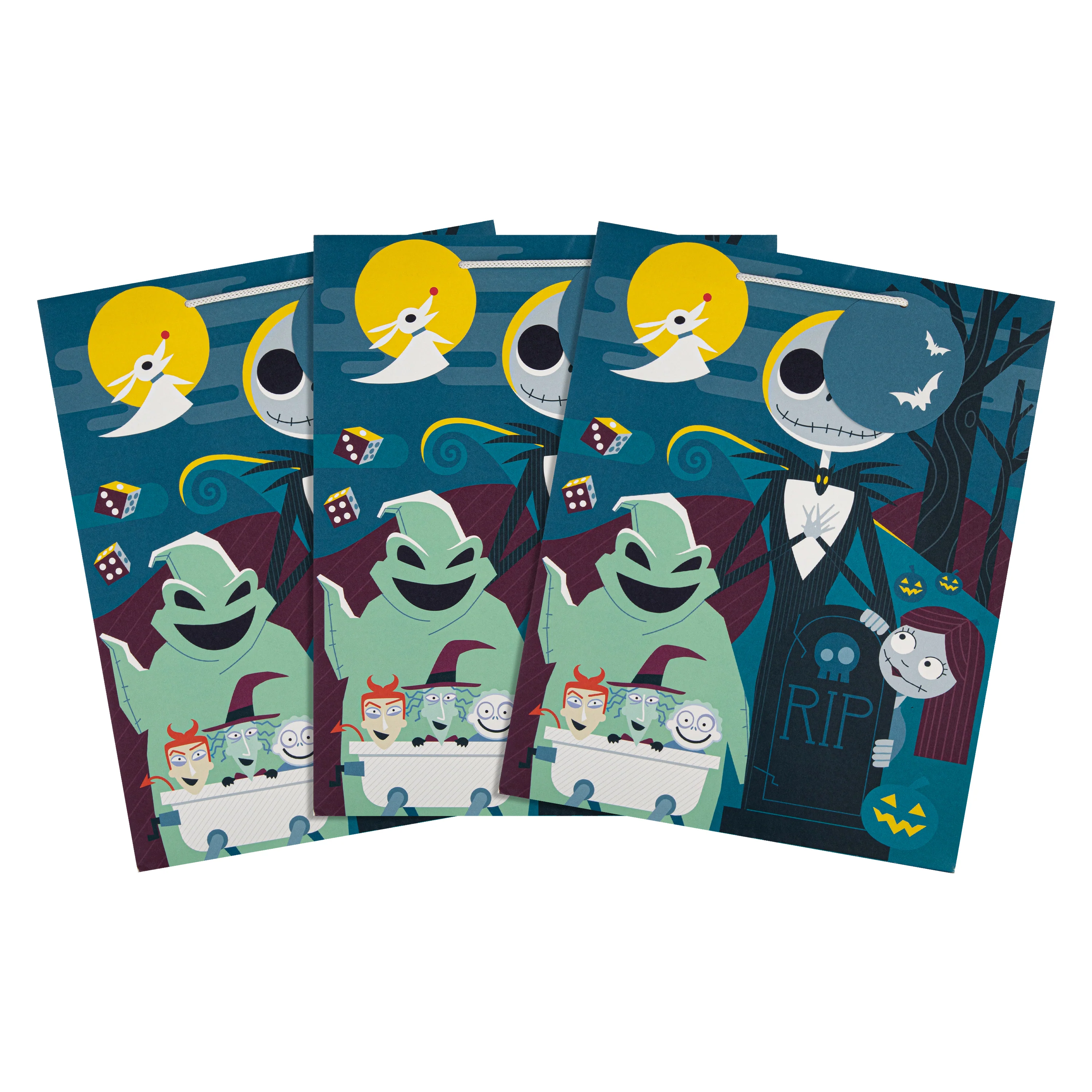 Large Gift Bags - Pack of 3 Disney The Nightmare Before Christmas Design - Image 5