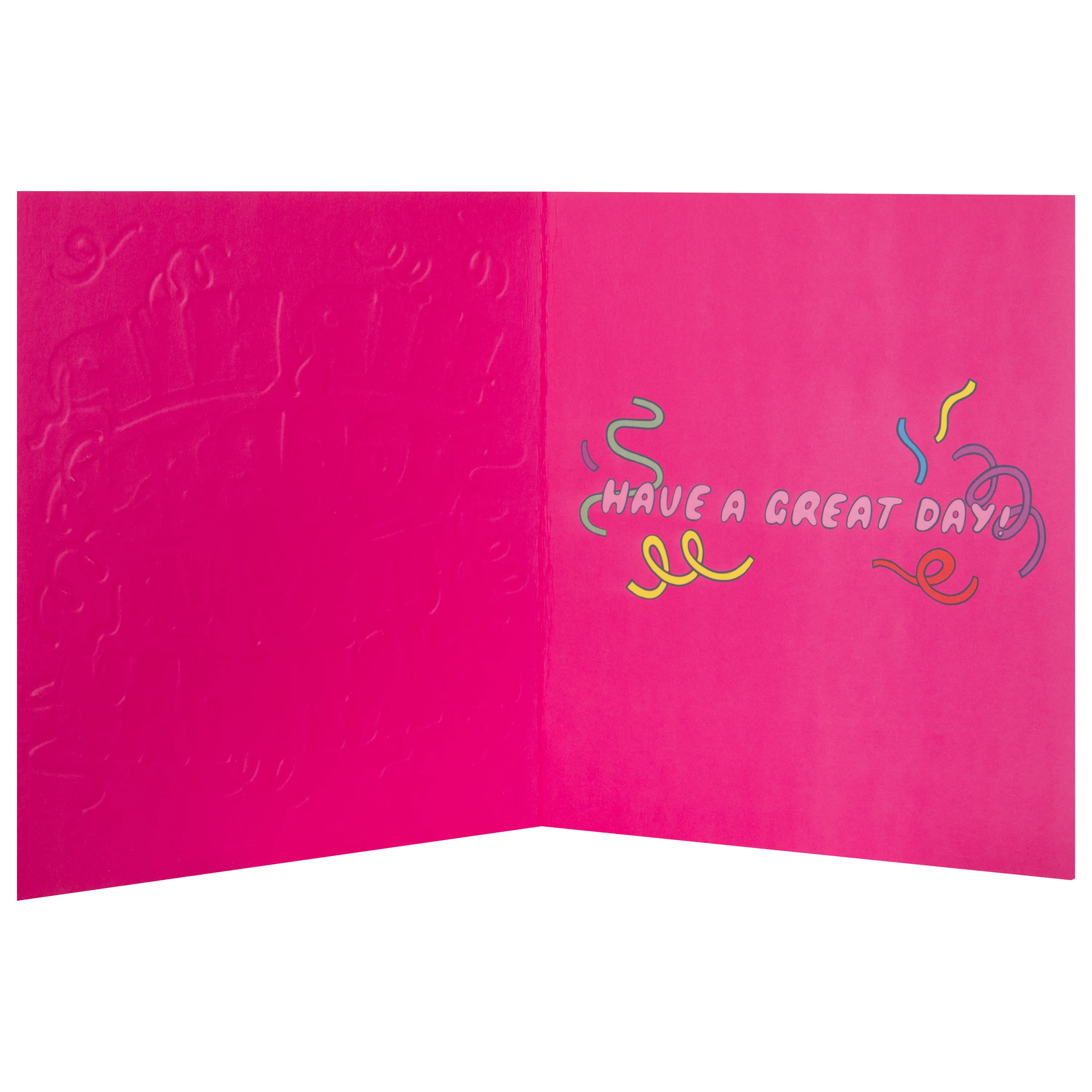 Liz Harry Design 'Hip Hip Hooray' Contemporary Birthday Card - Image 2