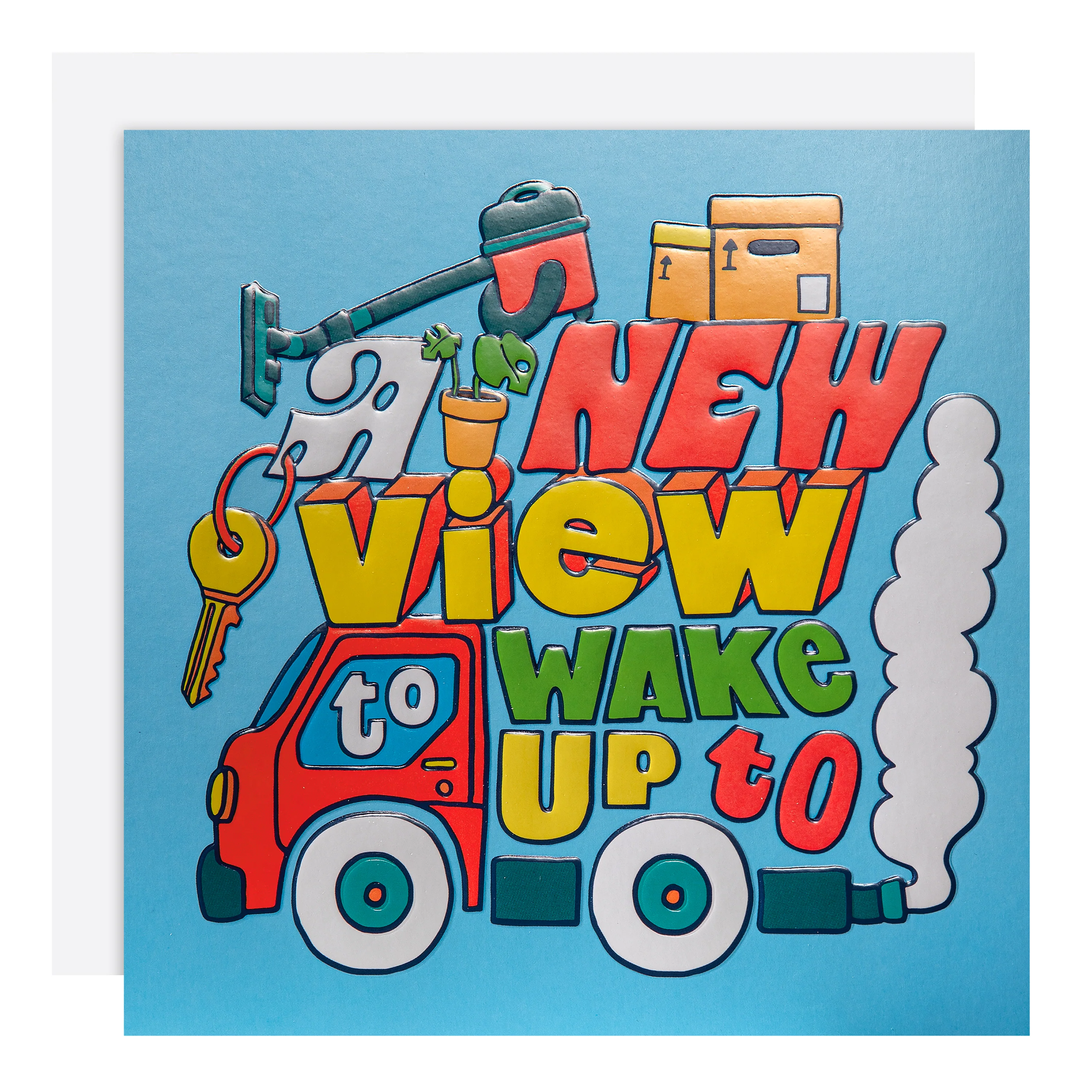 Liz Harry Design 'New View' Contemporary New Home Card