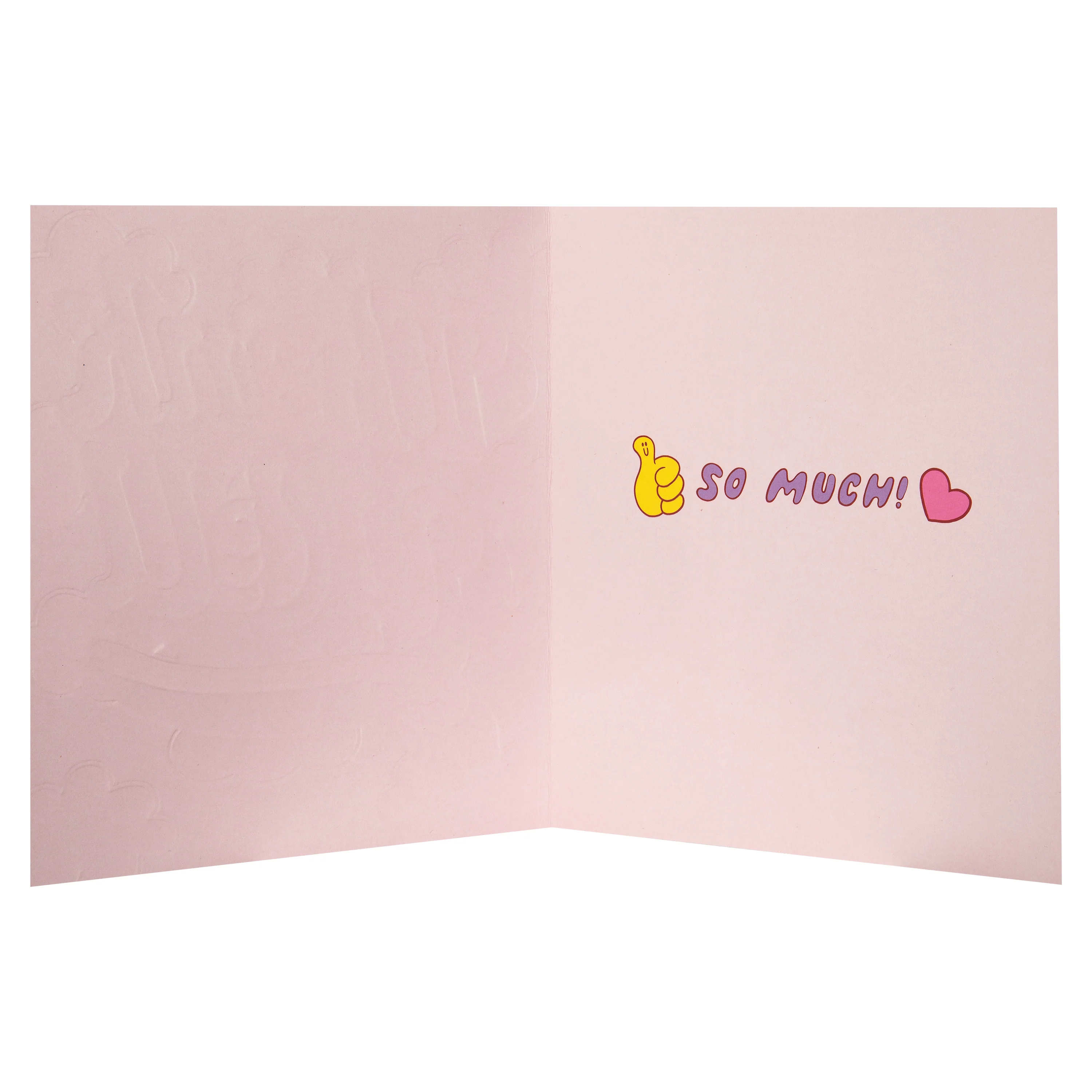 Liz Harry Design 'Thumbs Up' Contemporary Thank You Card - Image 2