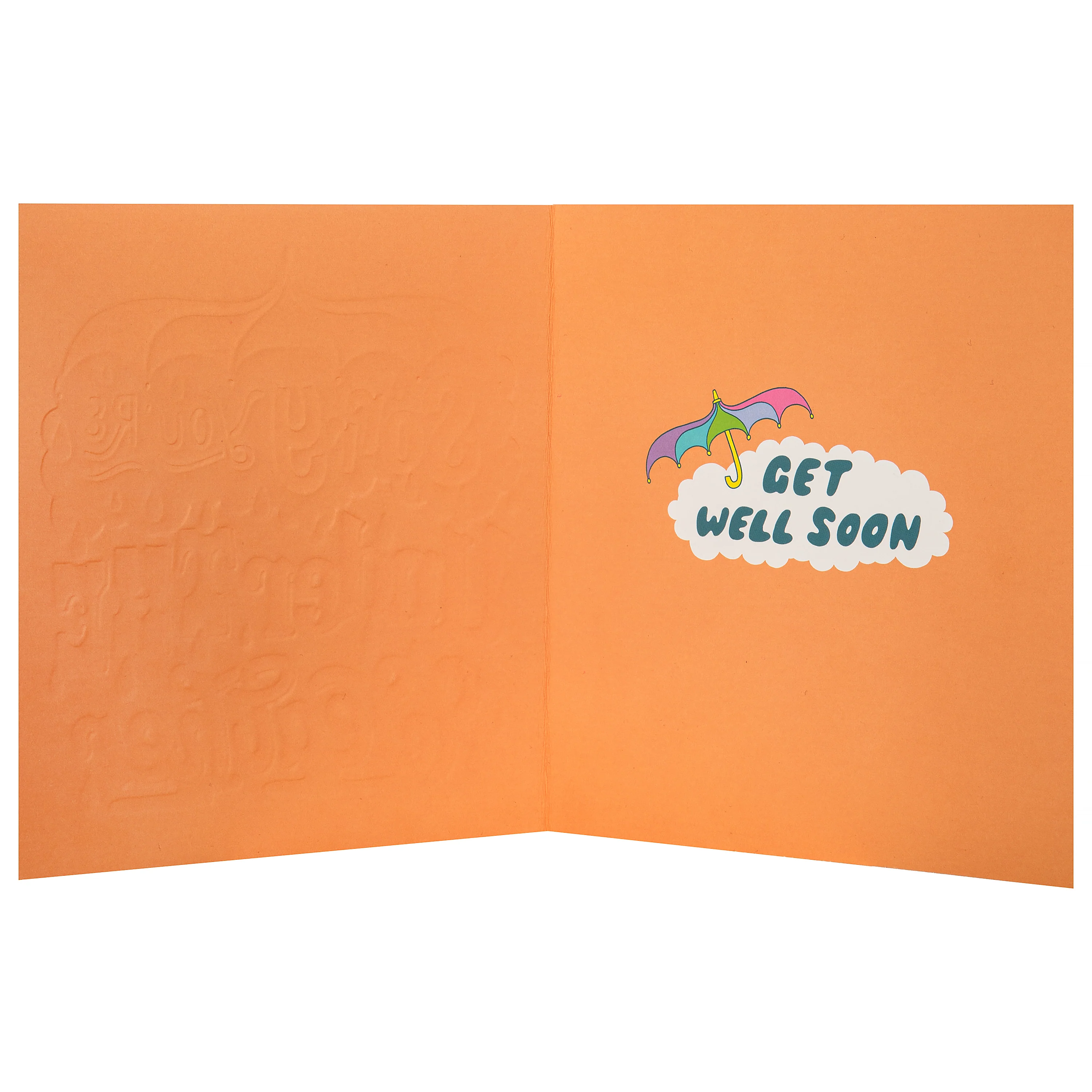 Liz Harry Design 'Under the Weather' Contemporary Get Well Card - Image 2