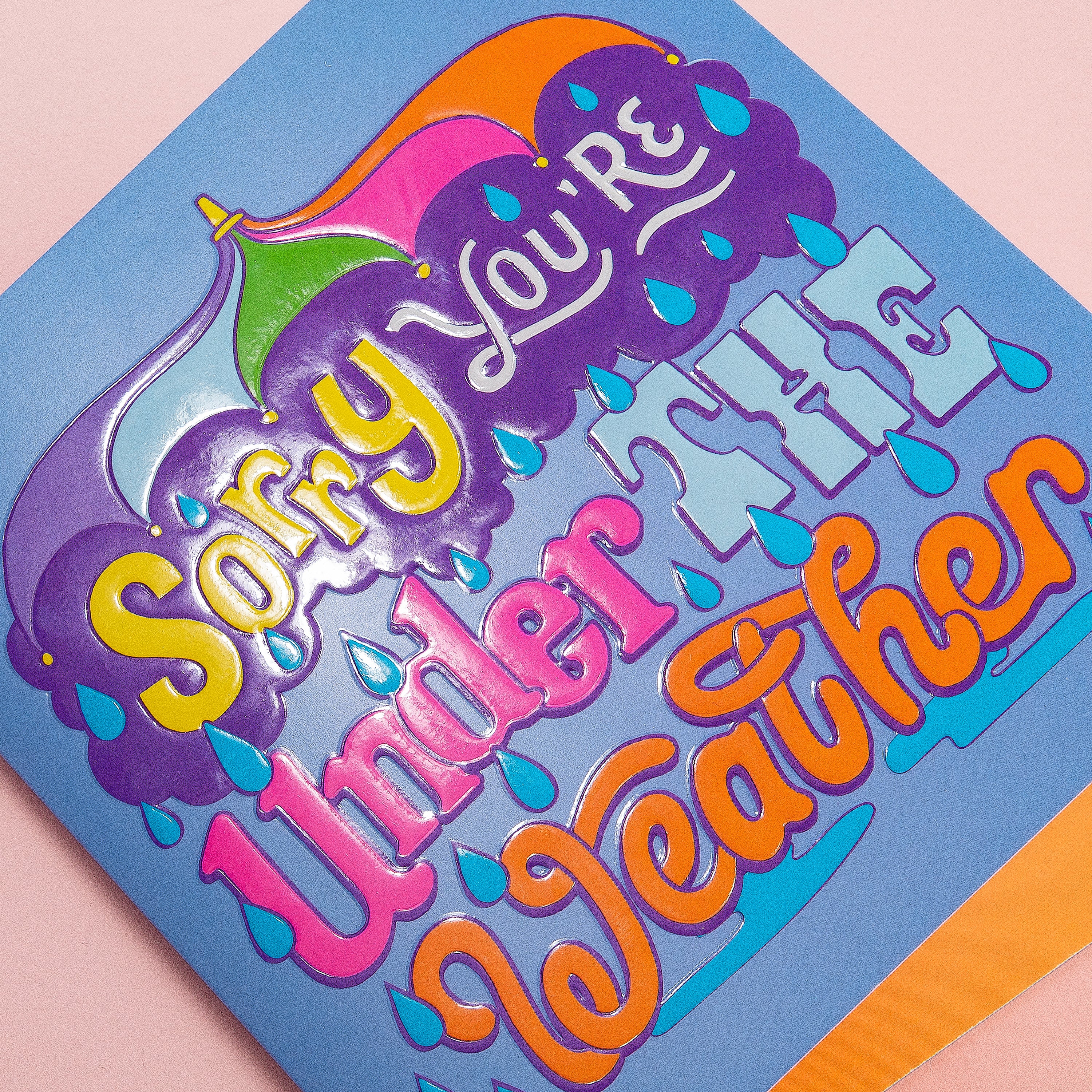Liz Harry Design 'Under the Weather' Contemporary Get Well Card - Image 5
