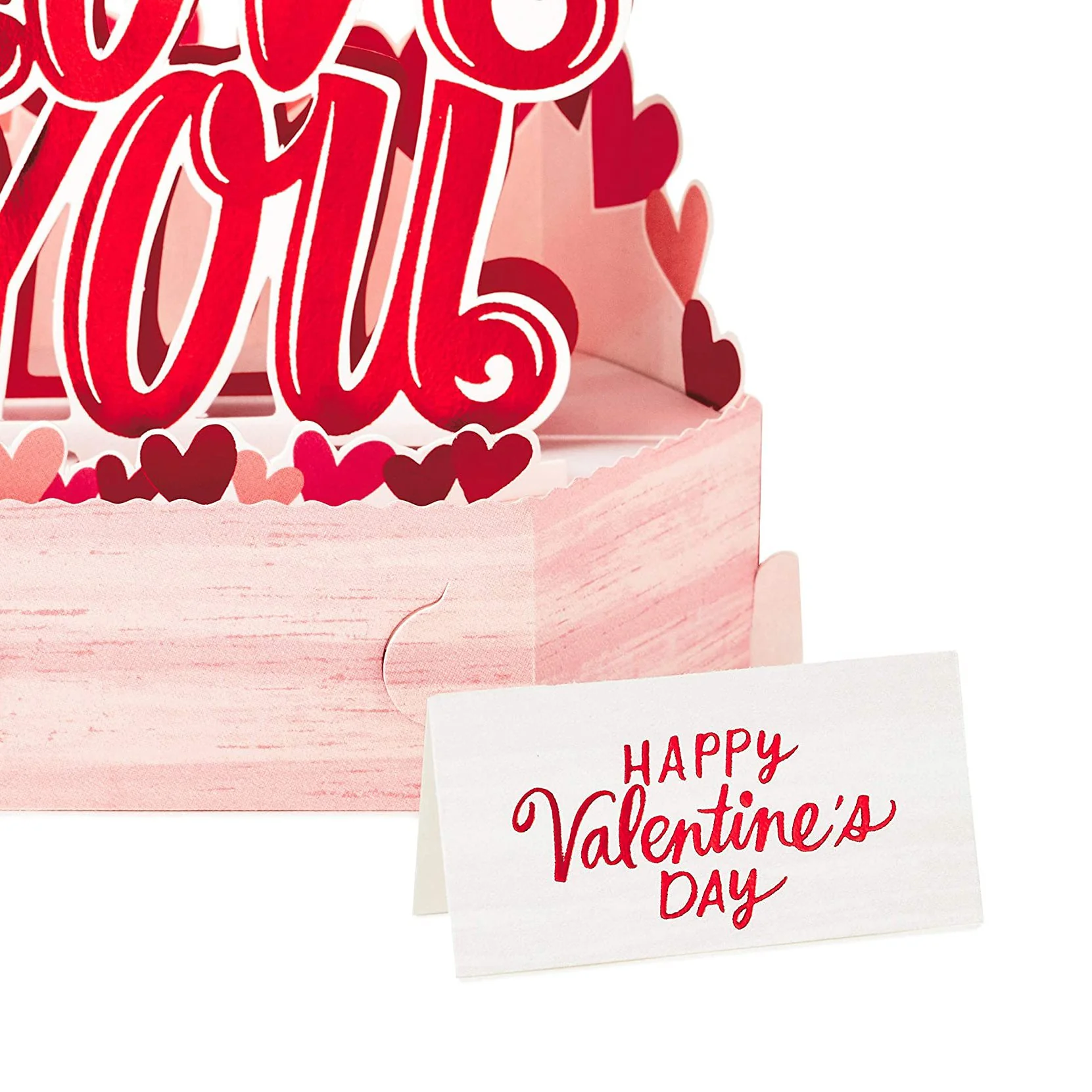 Love You Valentine's Day Mini Pop Up Card - Image 3