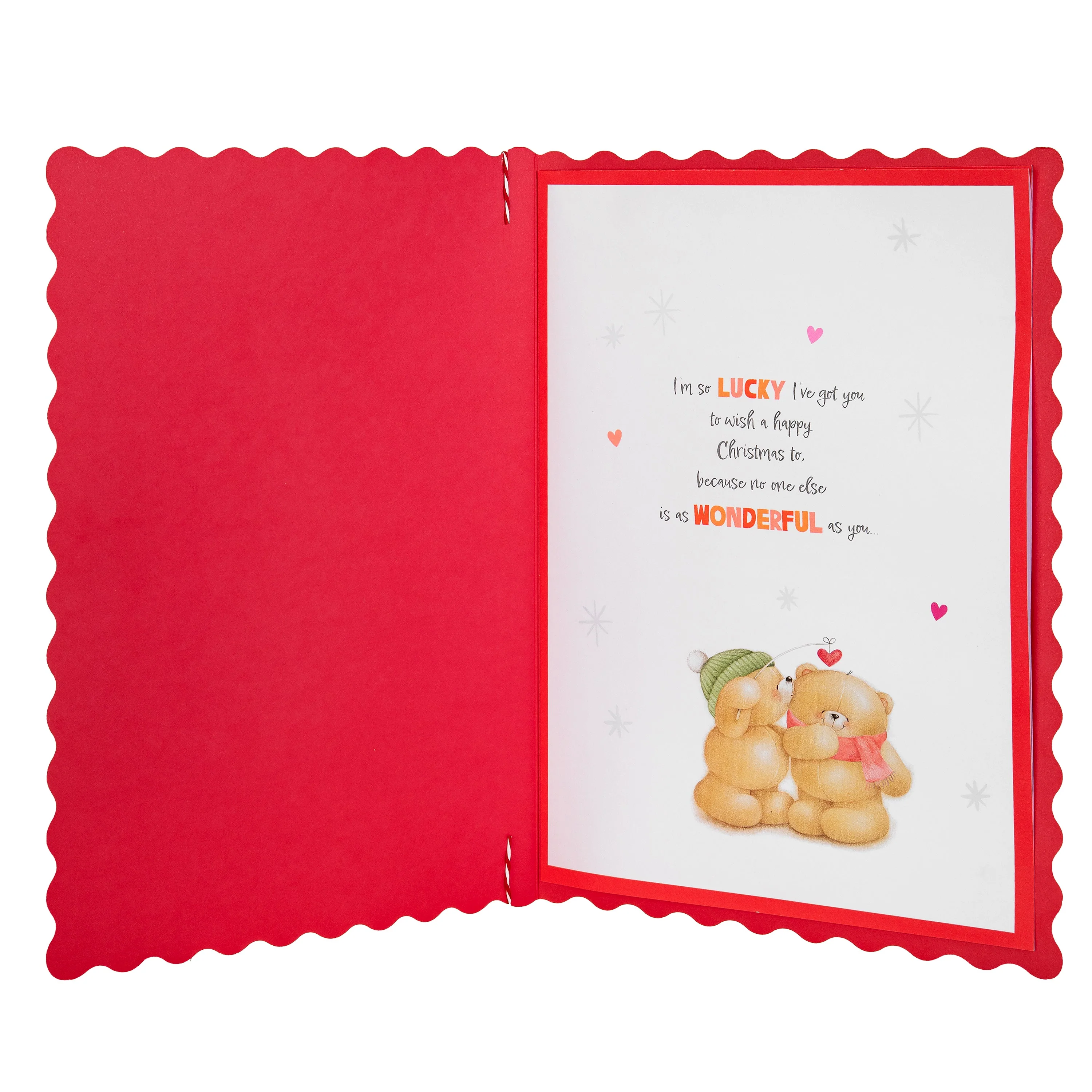 Luxury Boxed Christmas Card for Someone Special - Cute Forever Friends Sweet Festive Design - Image 5