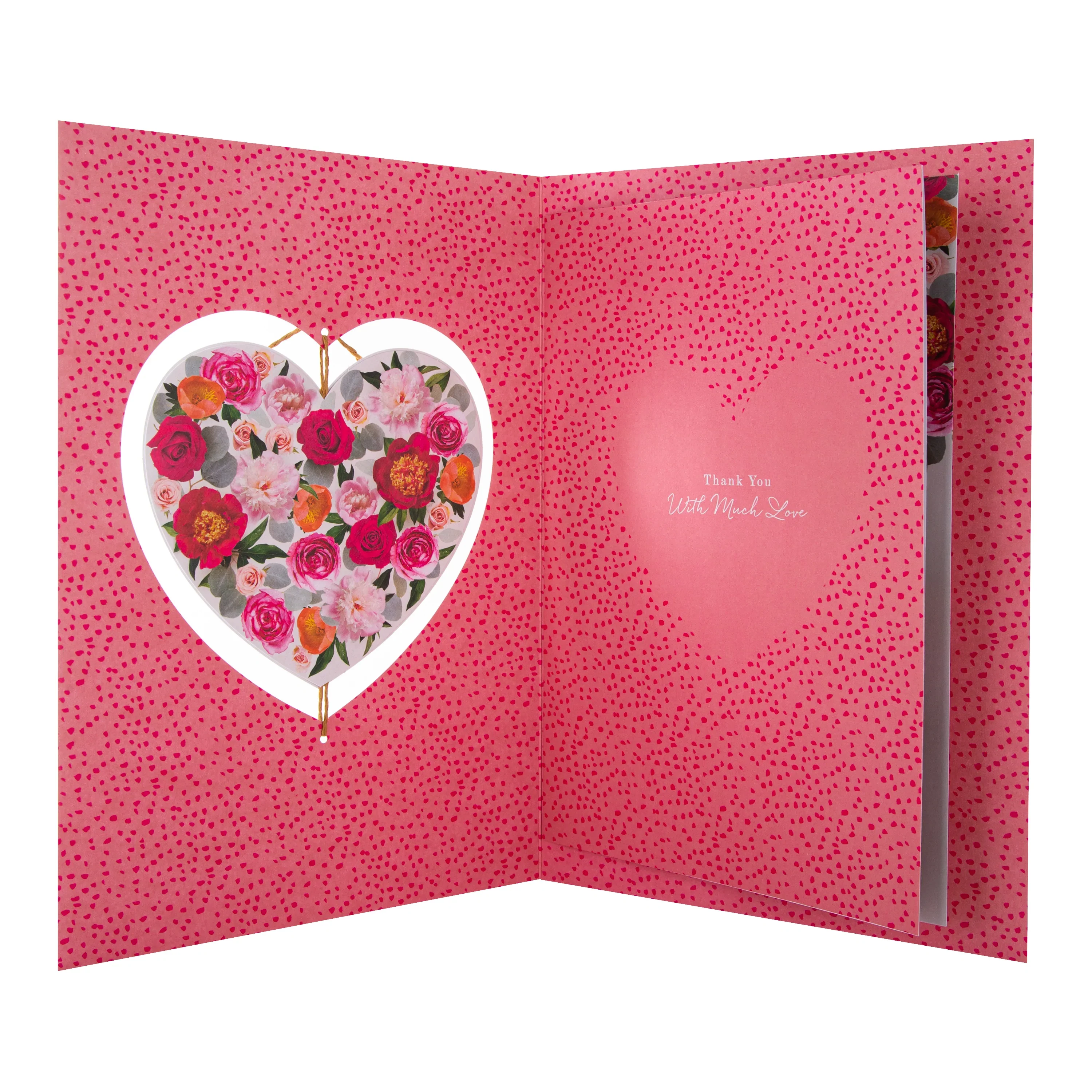 Luxury Boxed Mother's Day Card for Mother - Traditional Love Heart Design & Gift Box - Image 3