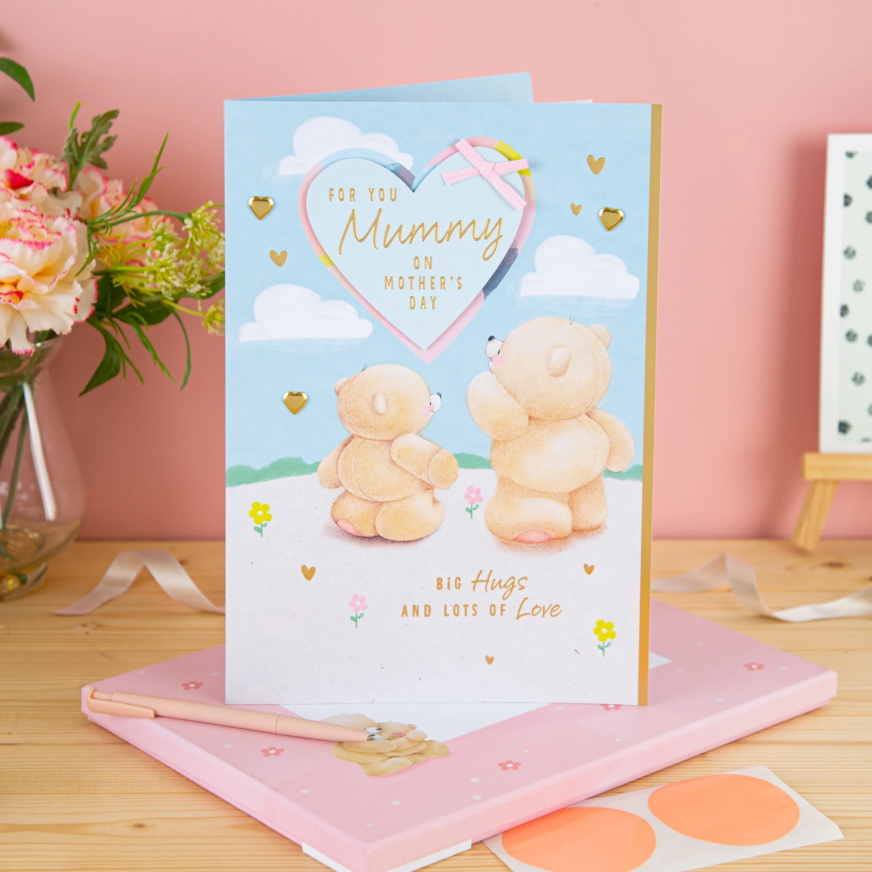 Luxury Boxed Mother's Day Card for Mummy - Cute Forever Friends Design & Gift Box