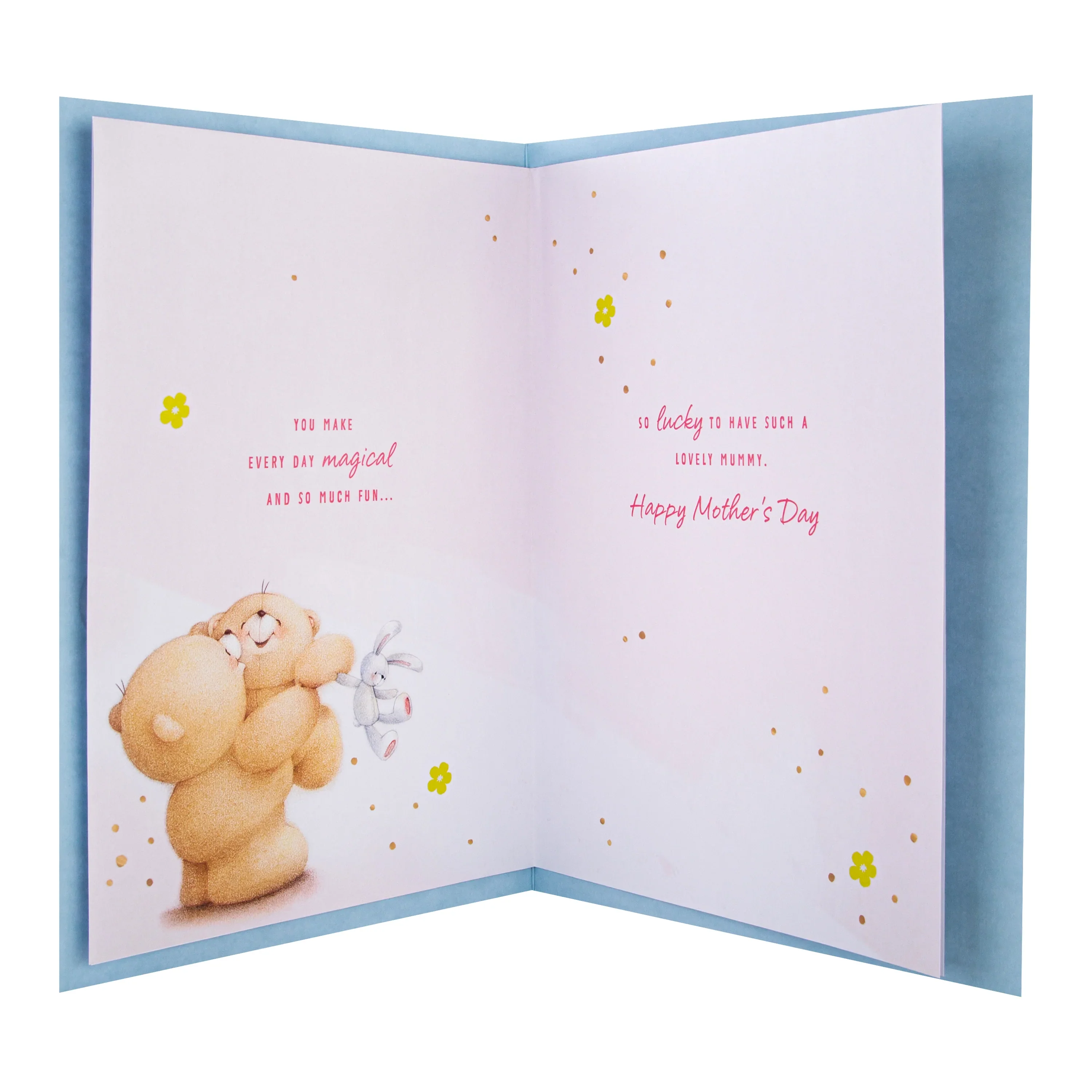 Luxury Boxed Mother's Day Card for Mummy - Cute Forever Friends Design & Gift Box - Image 4