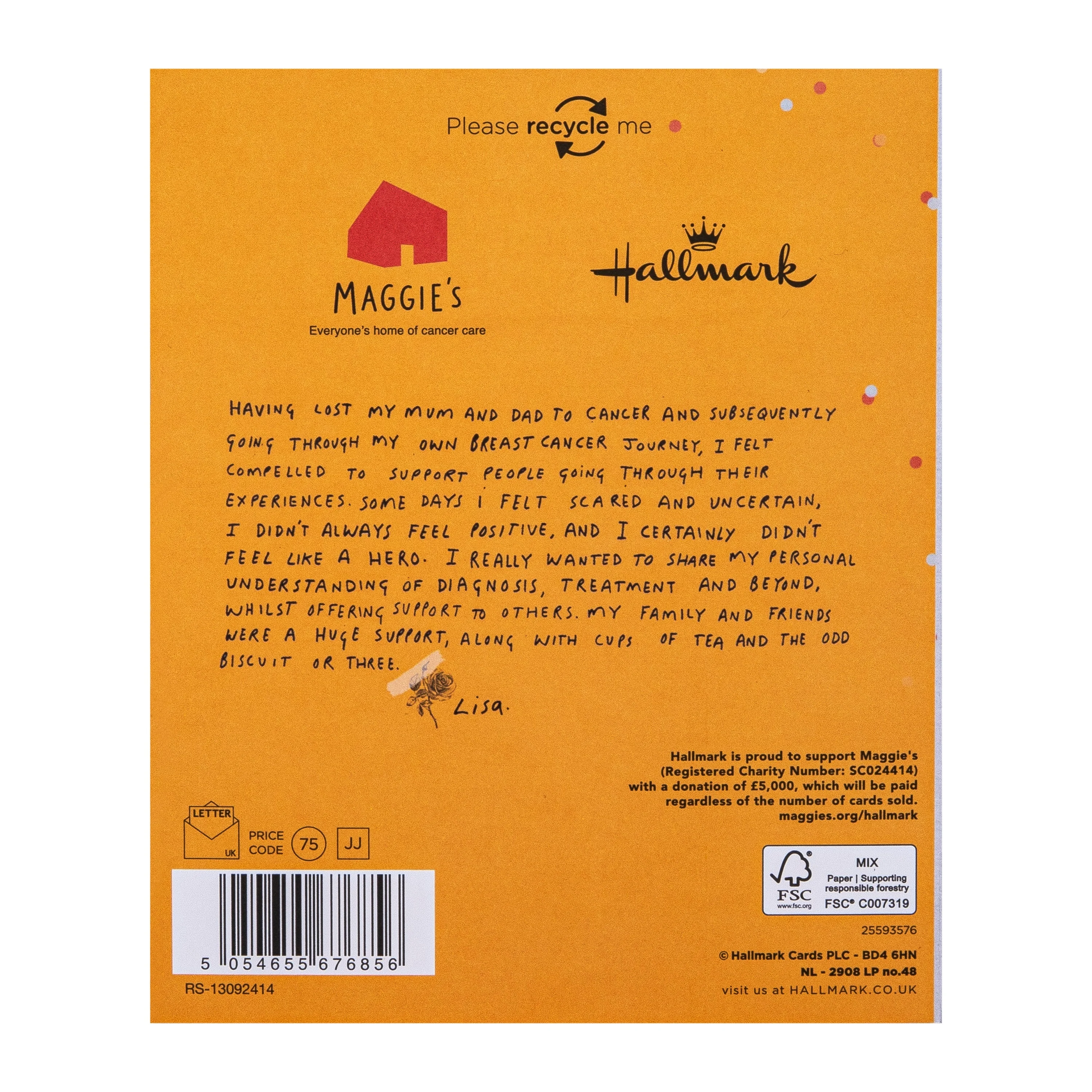 Maggie's - Beyond Cancer Charity Card - Thank You Design - Image 8