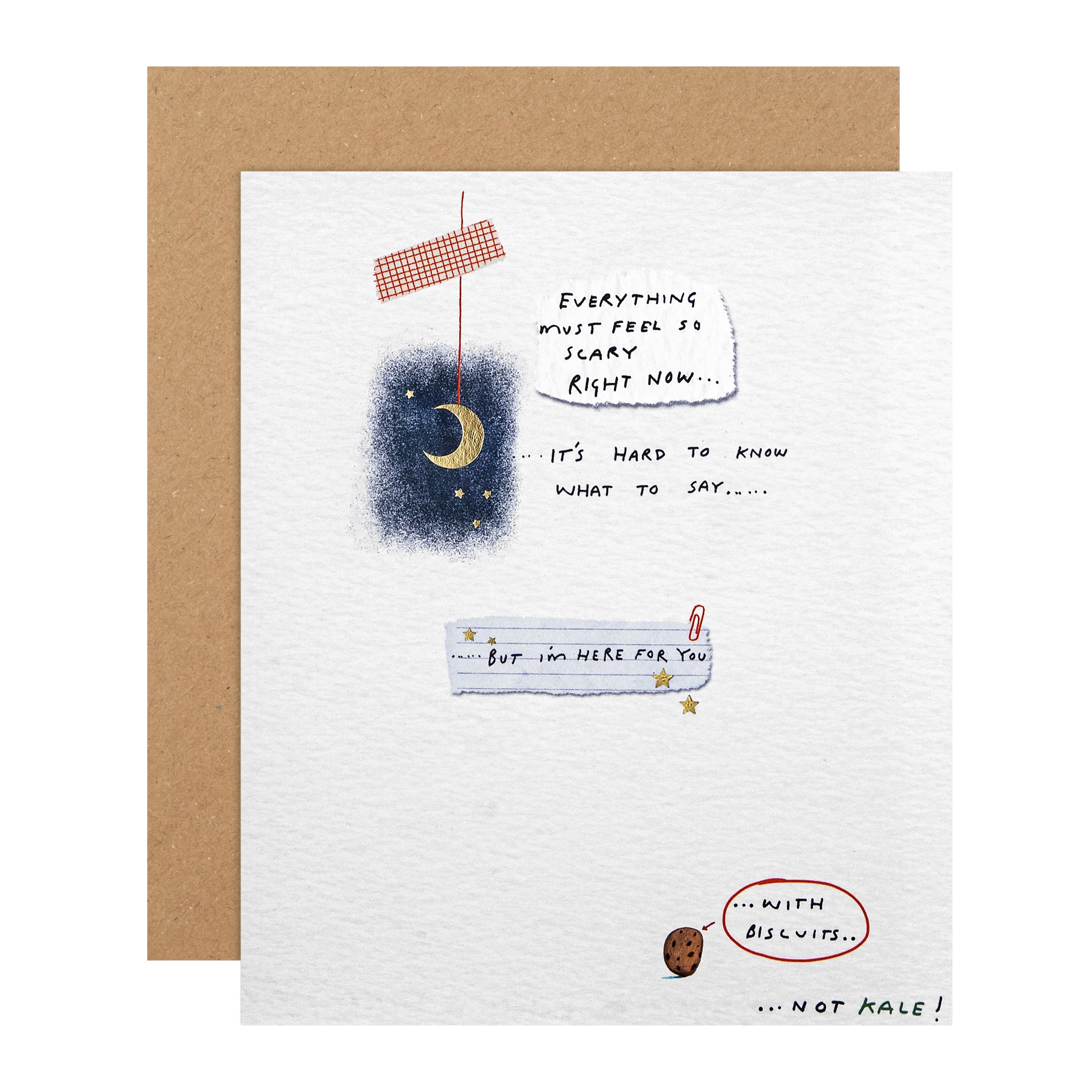 Maggie's - Cancer Diagnosis Charity Card - I'm Here For You Design