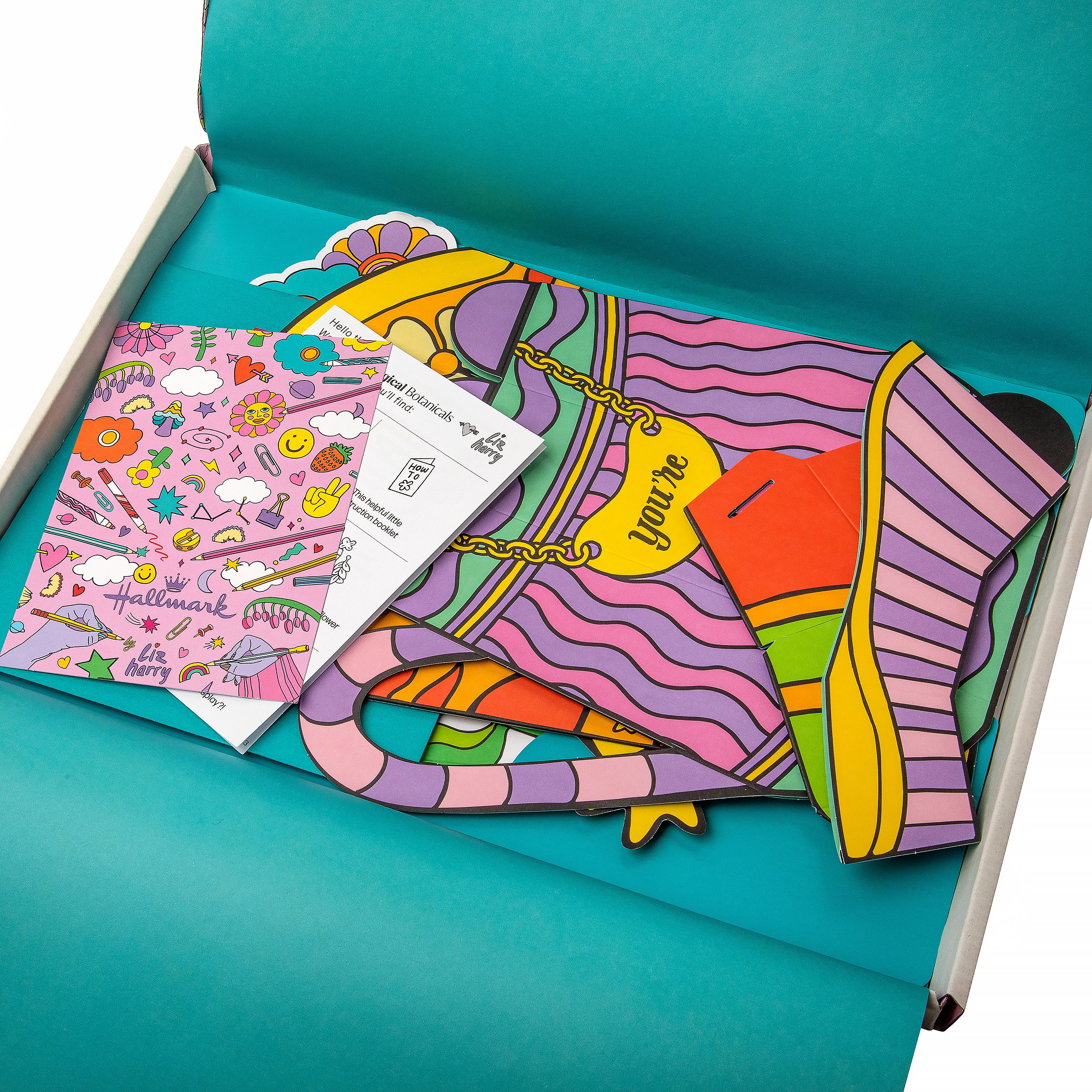 Magical Botanicals X Liz Harry Letterbox Flowers - 3D Pop Up Vibrant Paper Gift - Image 10