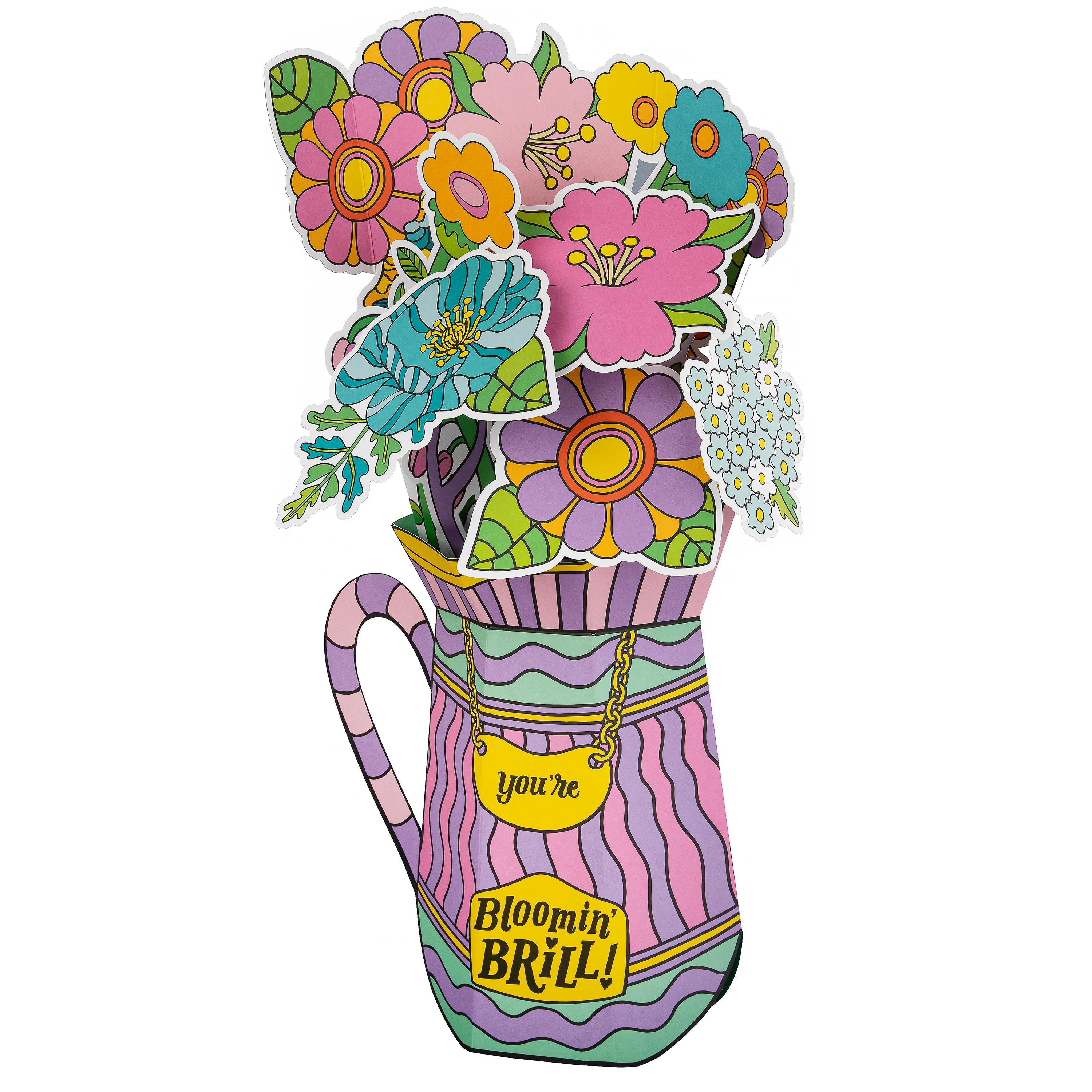 Magical Botanicals X Liz Harry Letterbox Flowers - 3D Pop Up Vibrant Paper Gift - Image 2