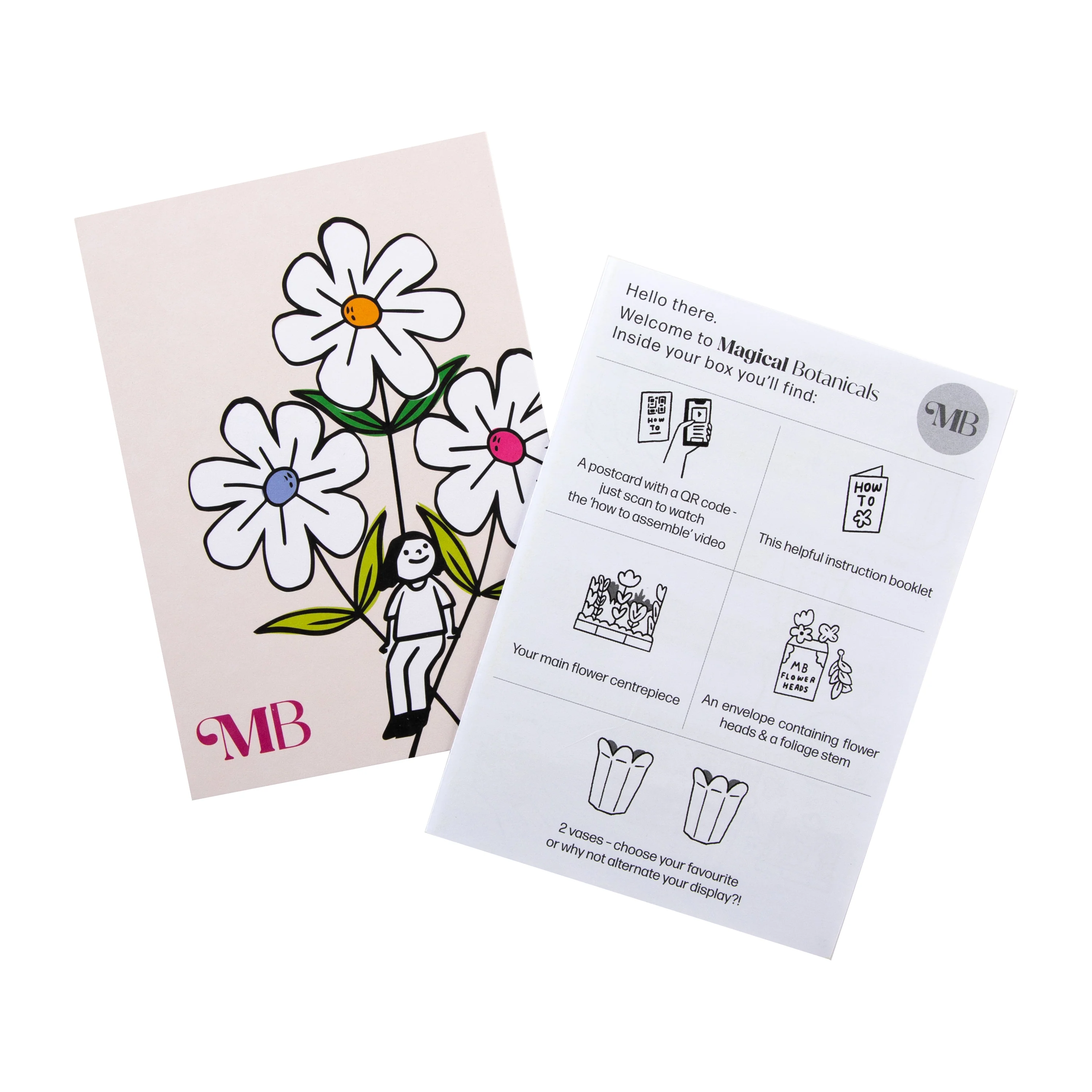 Magical Botanicals Letterbox Flowers - 3D Pop Up Cute Paper Gift - Image 5