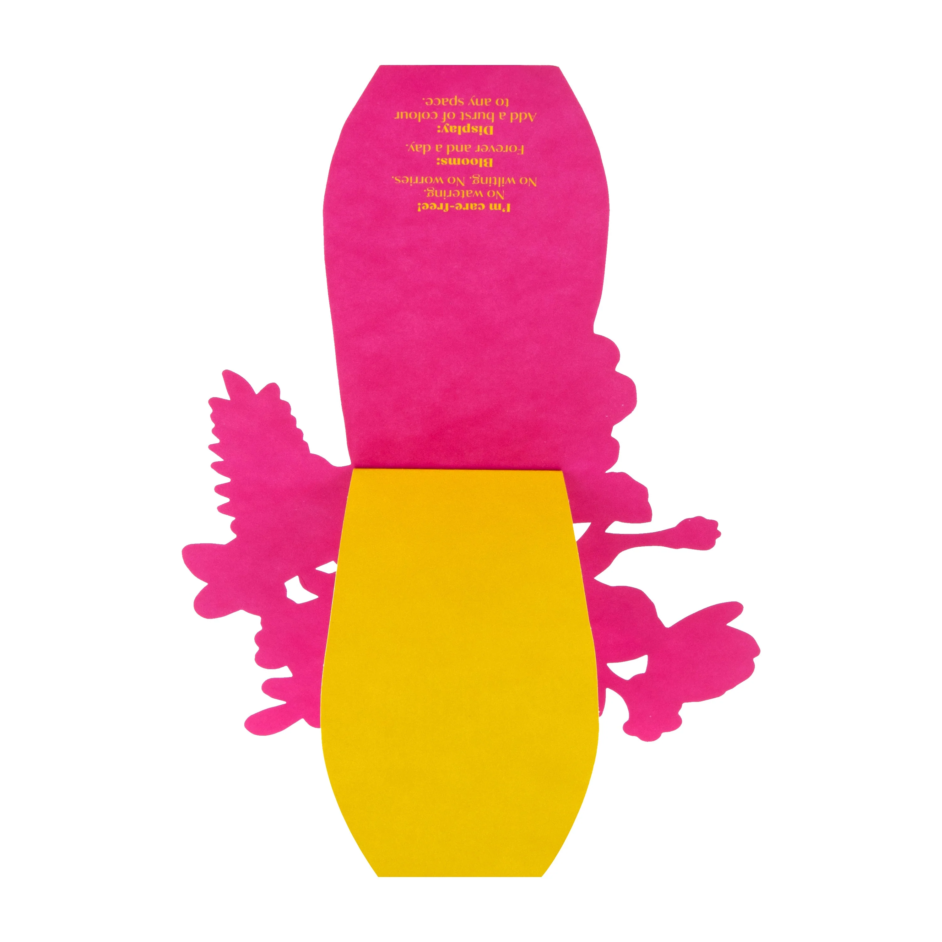Magical Botanicals Paper Flowers 'Delights' - Die Cut Cat Vase - Image 6