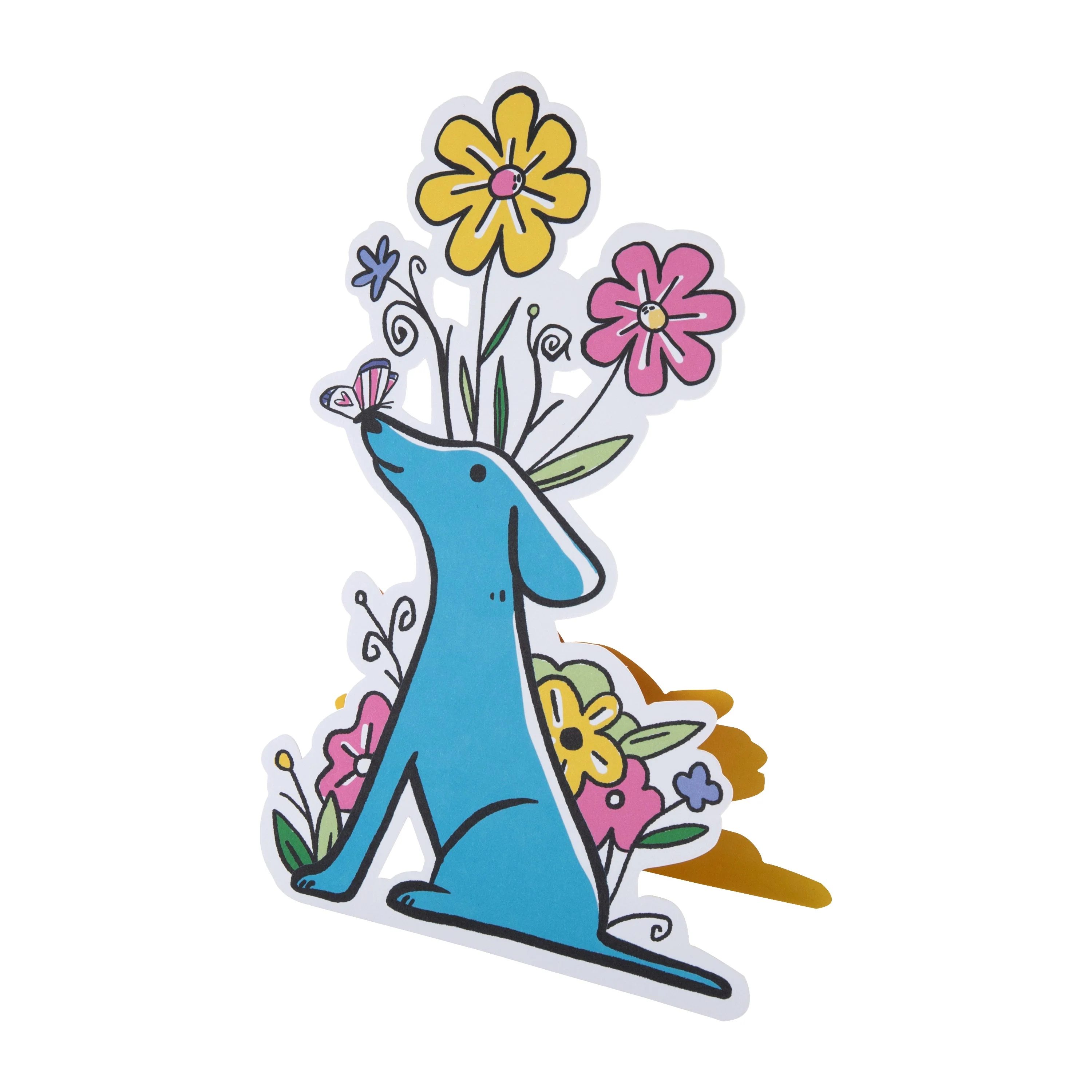 Magical Botanicals Paper Flowers - 'Delights' - Die Cut Dog Design
