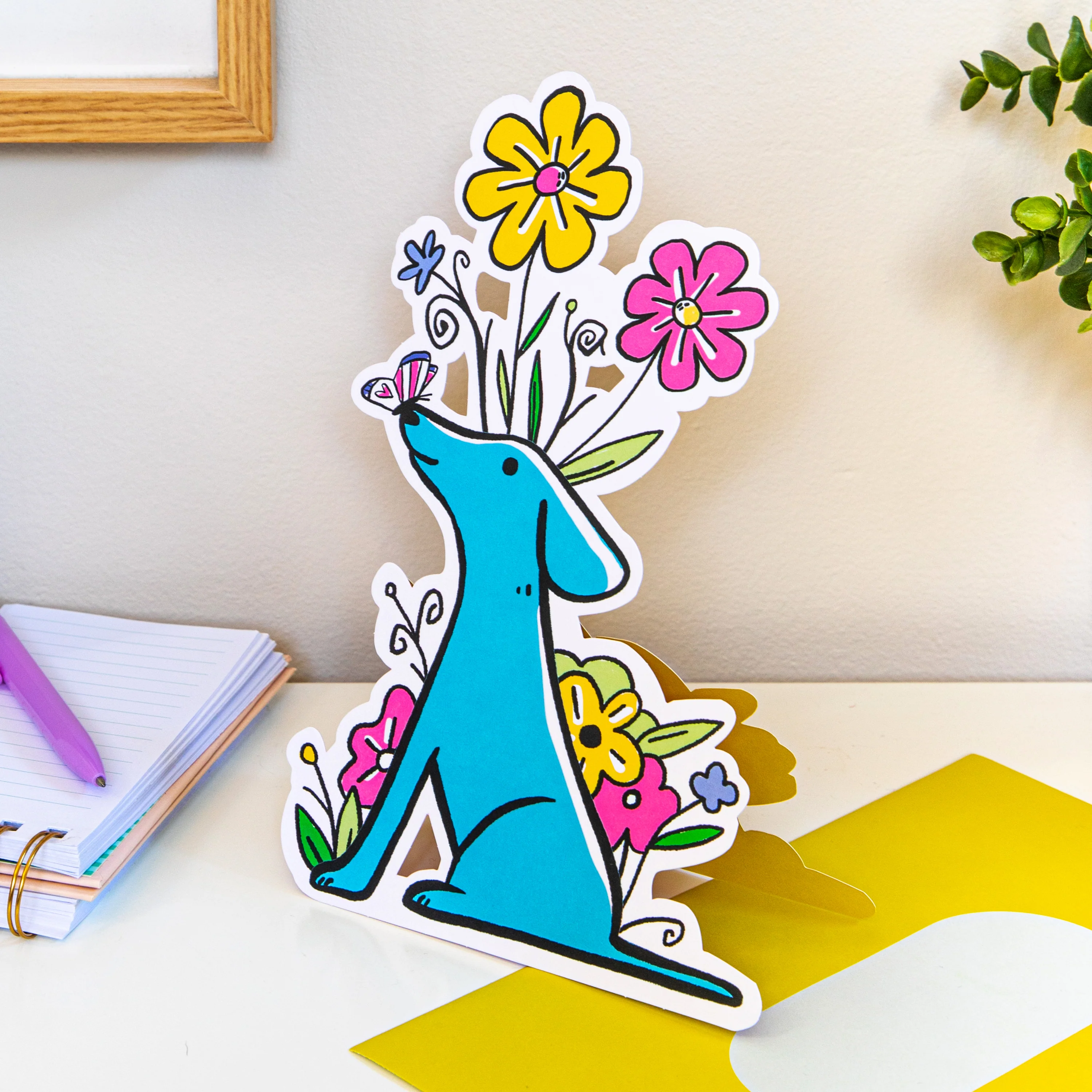 Magical Botanicals Paper Flowers - 'Delights' - Die Cut Dog Design - Image 2