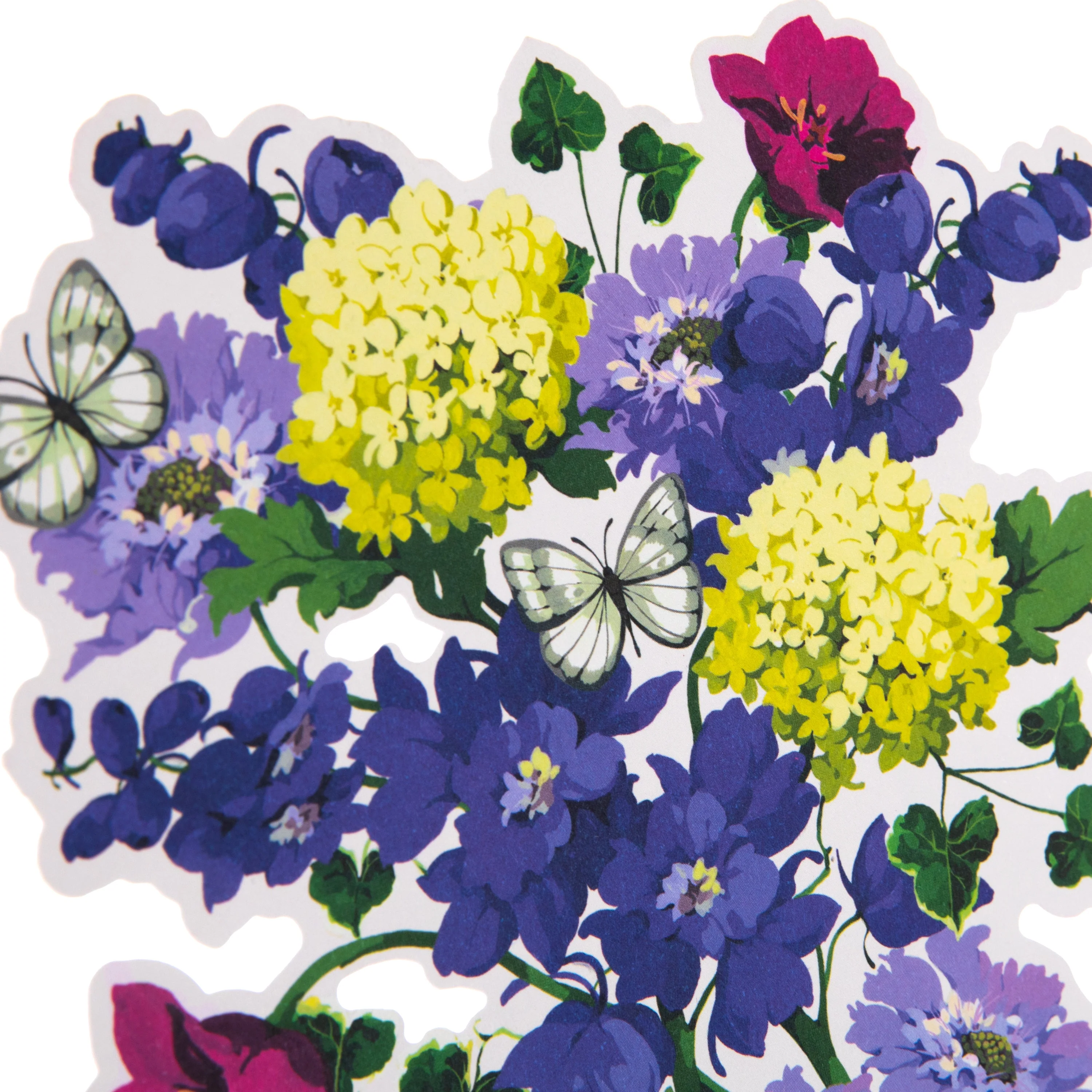Magical Botanicals Paper Flowers 'Delights'  - Die Cut Green Vase - Image 5